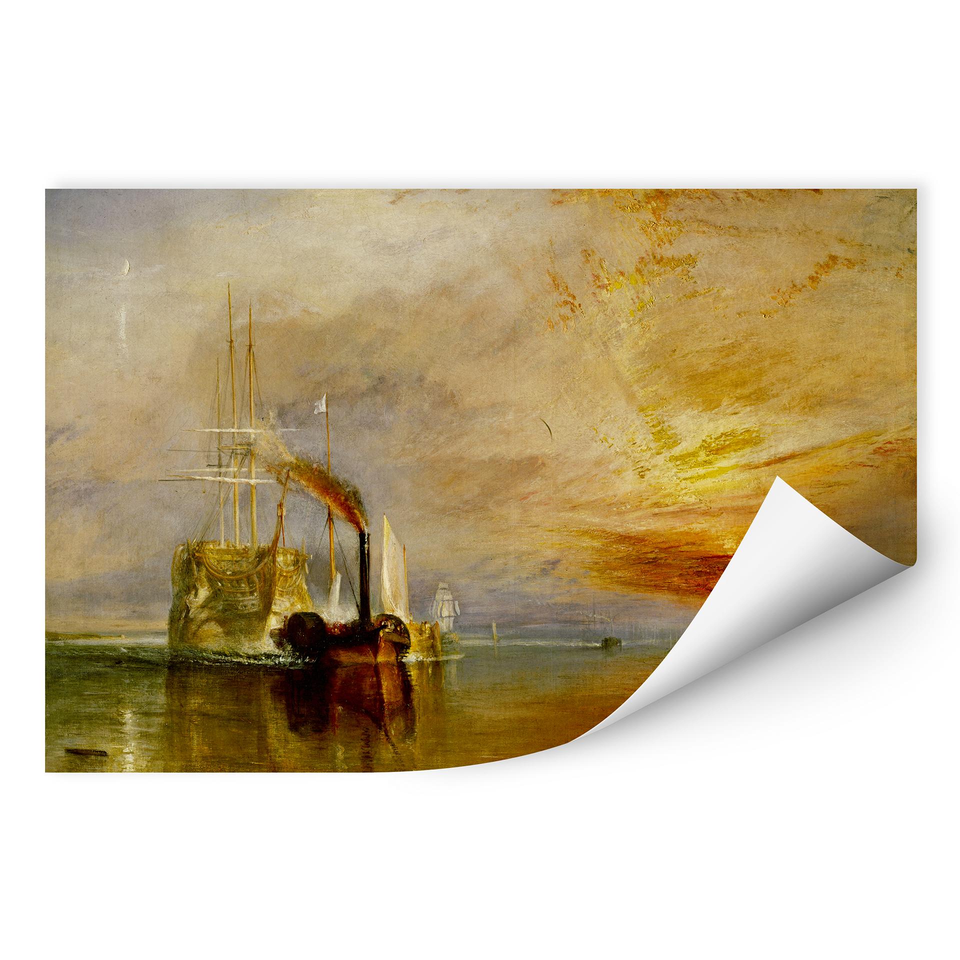 Wallprint W - Turner - Die Temeraire an ihrem letzten Ankerplatz