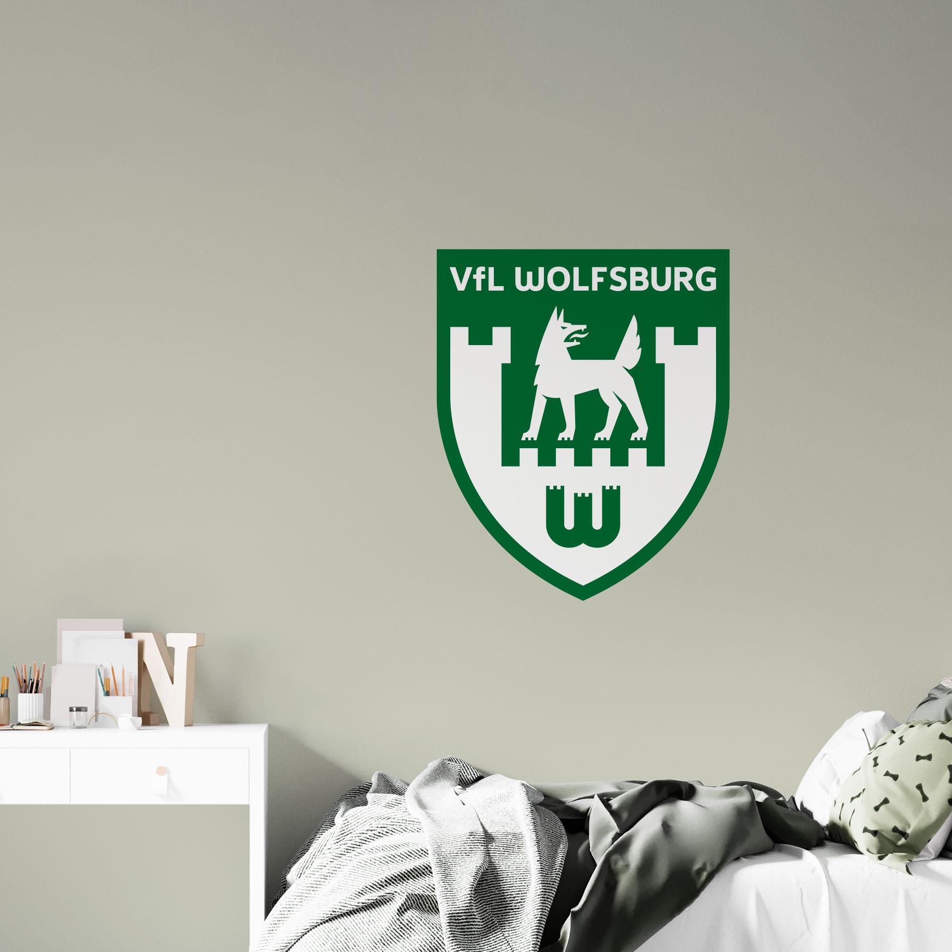 Wandtattoo VfL Wolfsburg Retrowappen