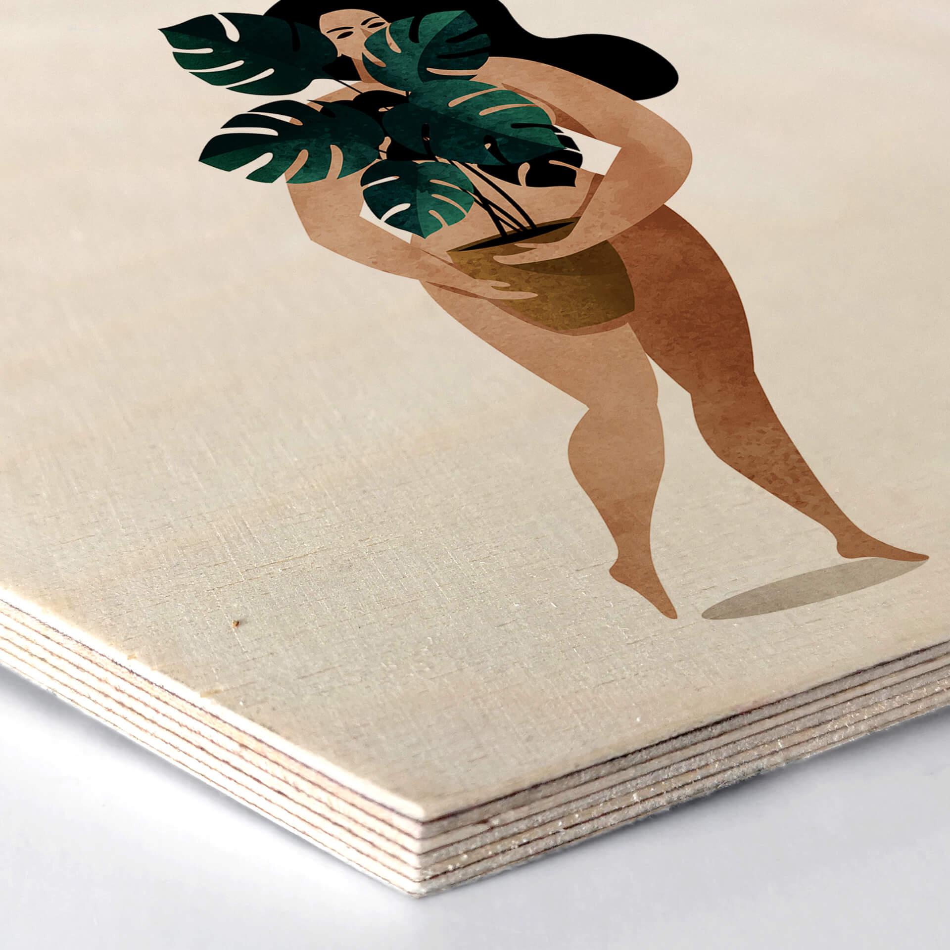 Hexagon - Birkefinér - Kubistika - Naked Lady