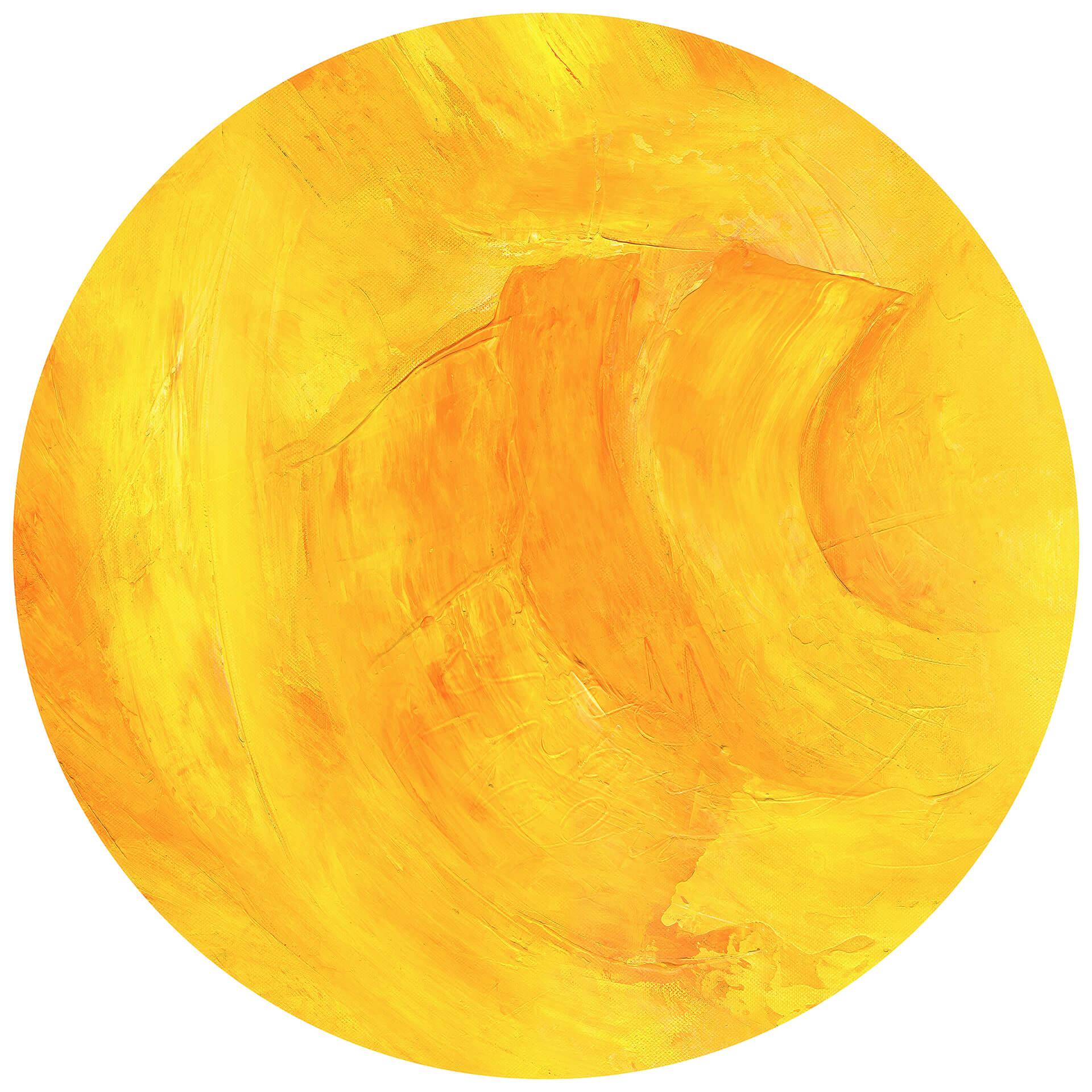 Behangcirkel Schüßler - Sun - vliesbehang/zelfklevend vliesbehang