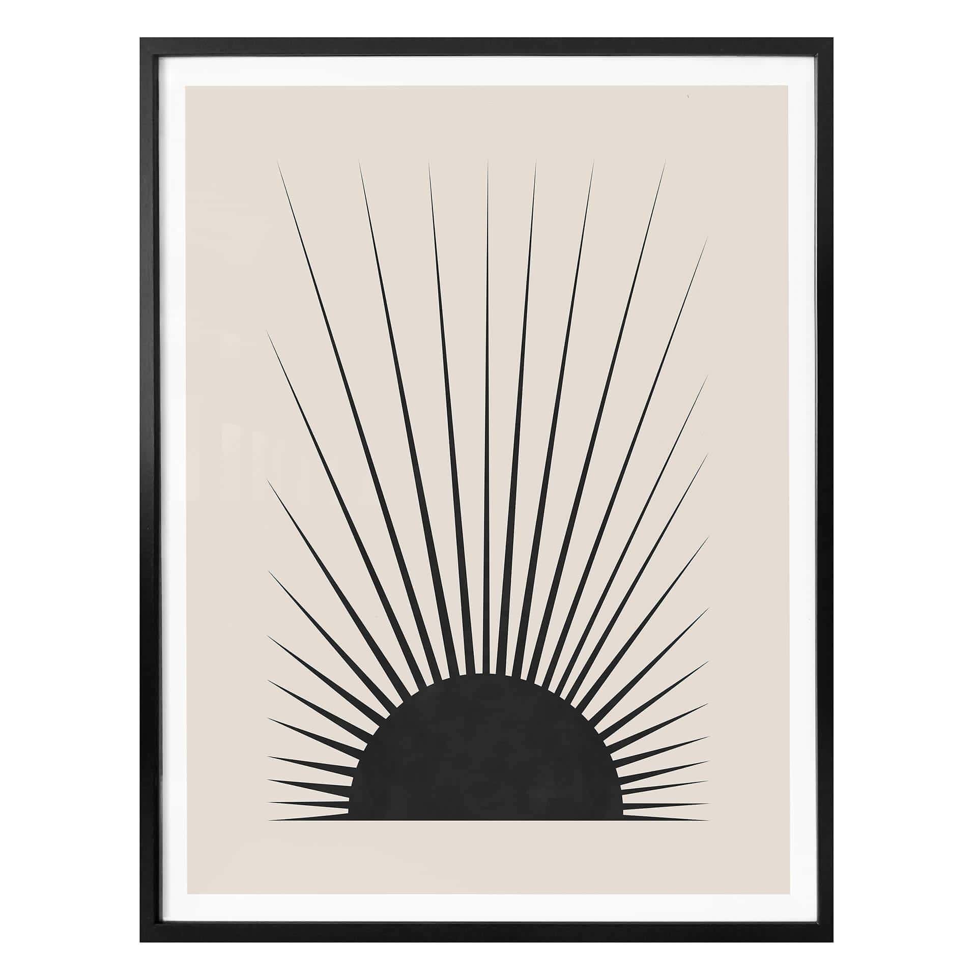 Poster Orara Studio - Minimalist sun