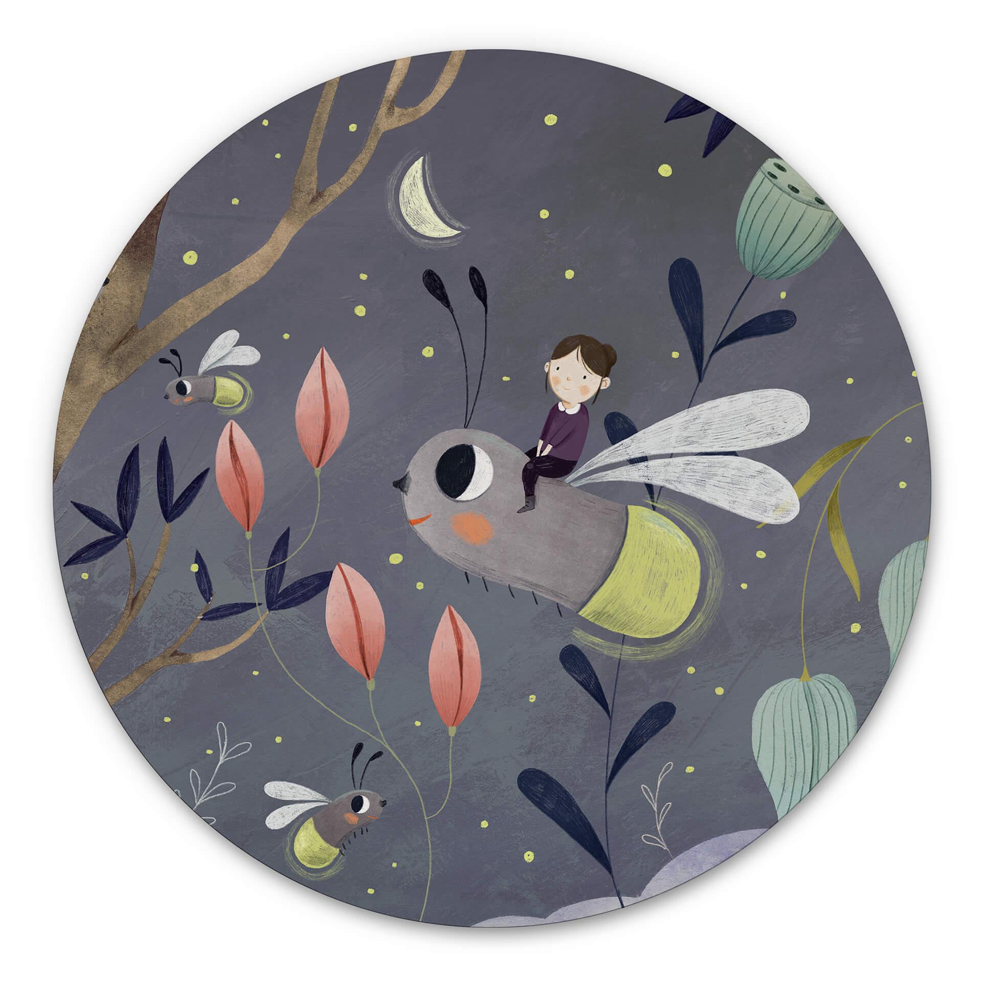 Wandcirkel Loske - Firefly Fun