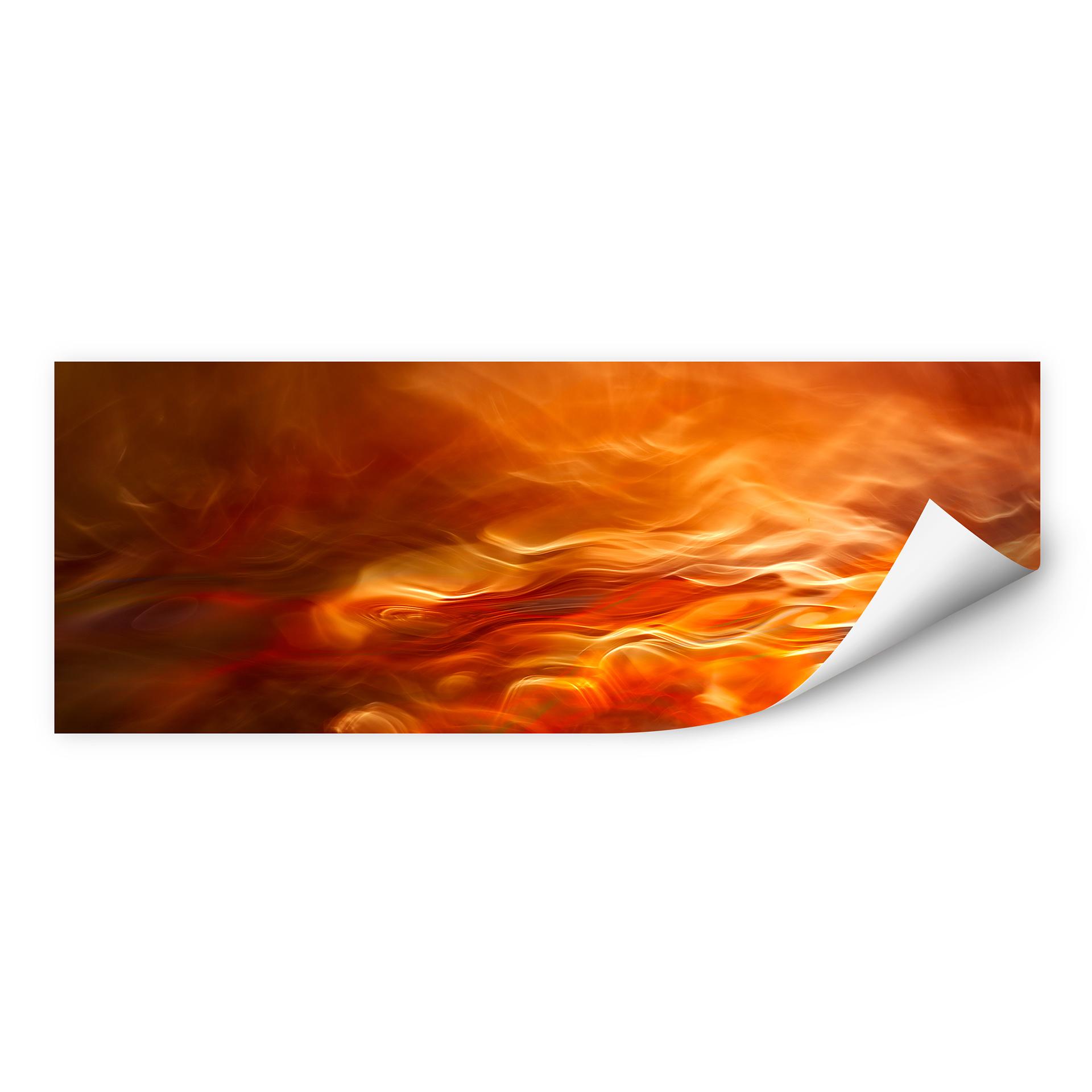 Zelfklevende Poster Marthinussen - Burning Water - panorama