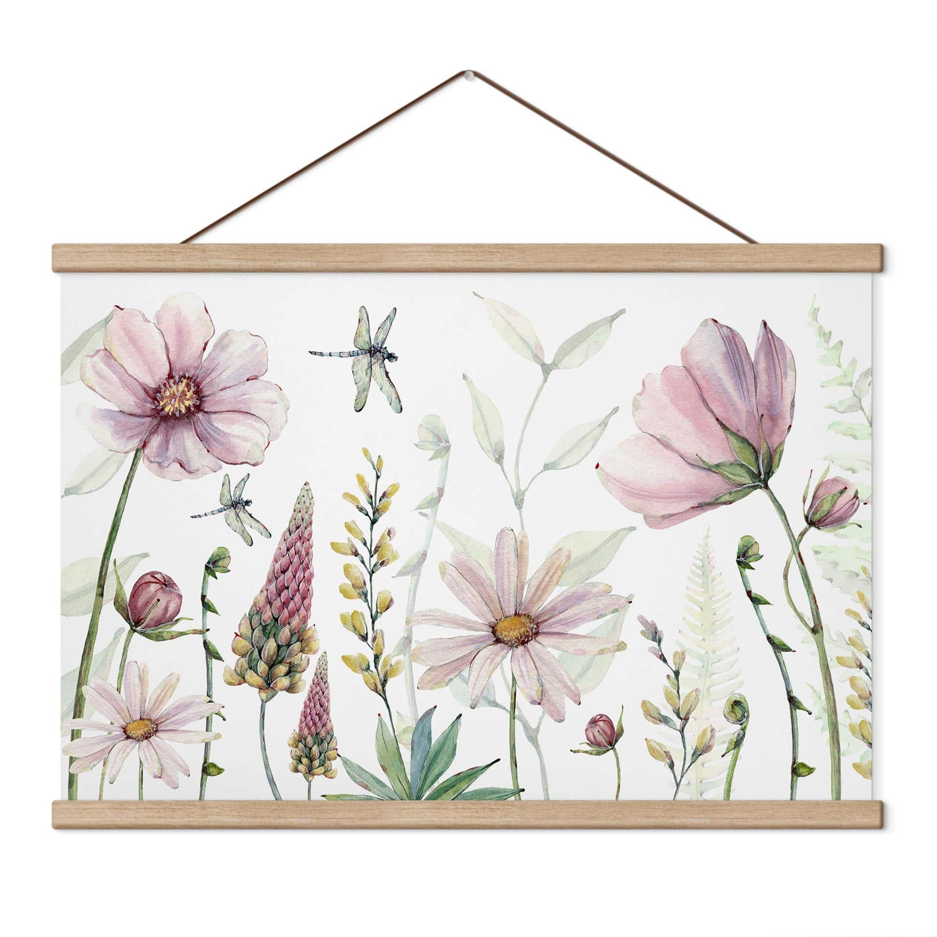 Textielposter Betoverende bloesems - Sir Edward
