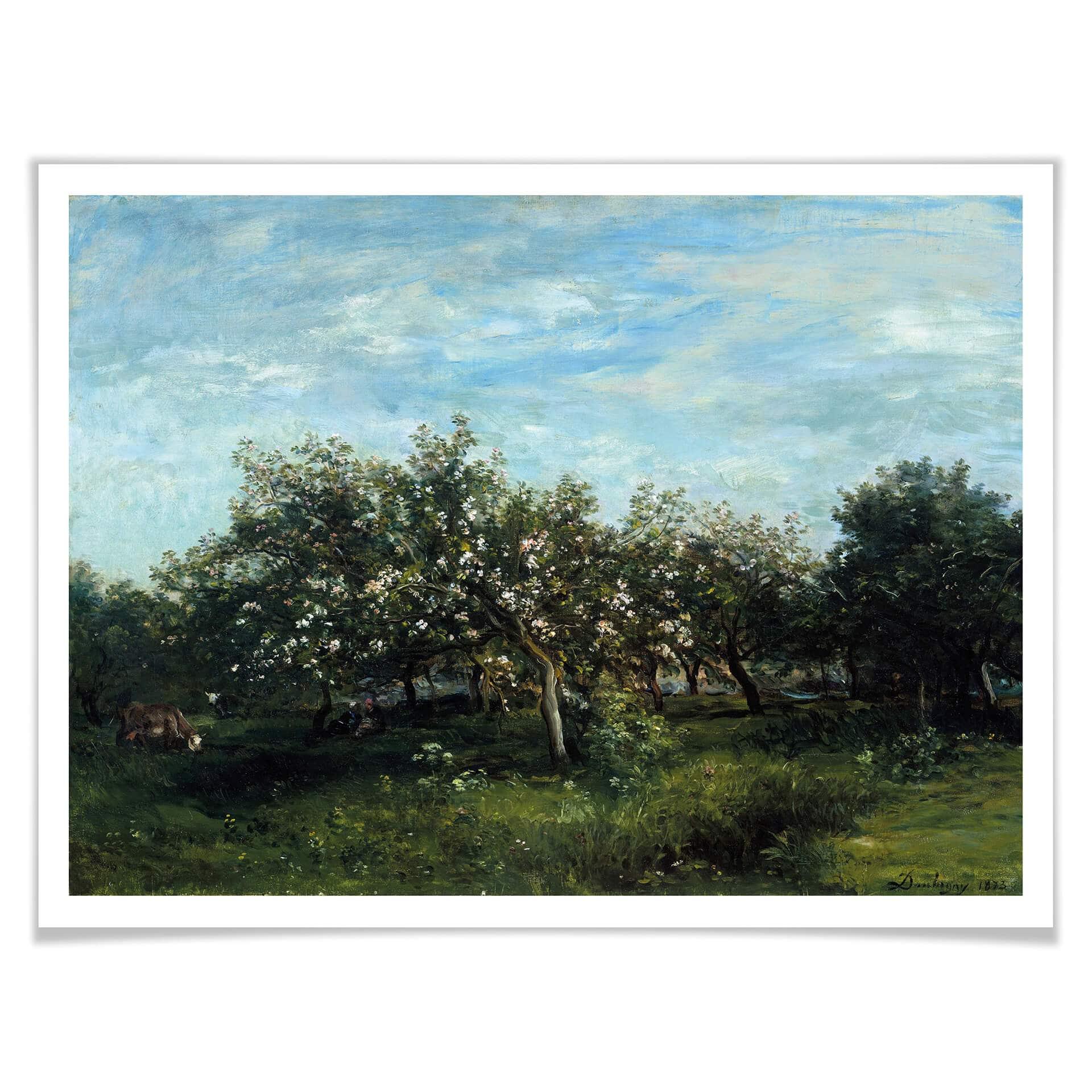Plakat Daubigny - Kwiat jabłoni