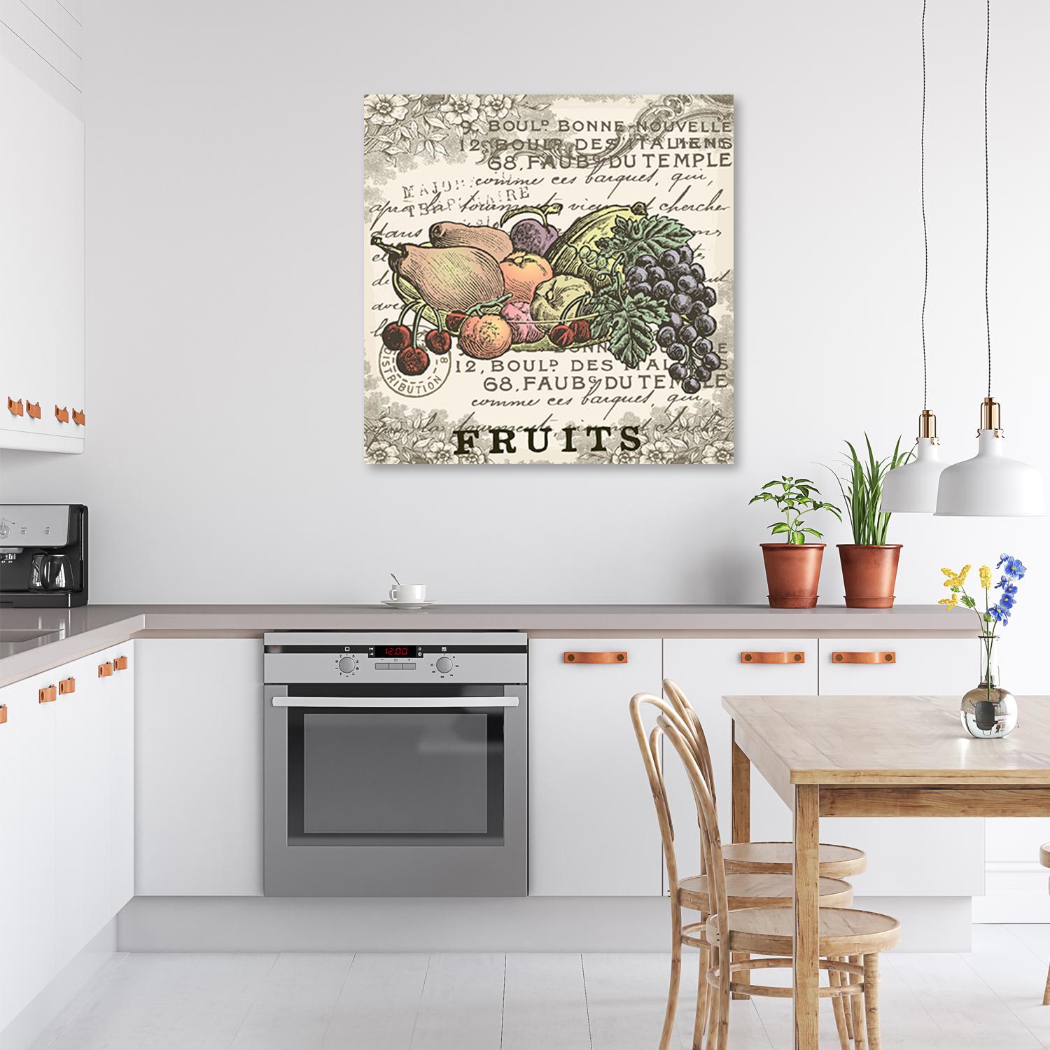 Canvasbillede, vintage frugt
