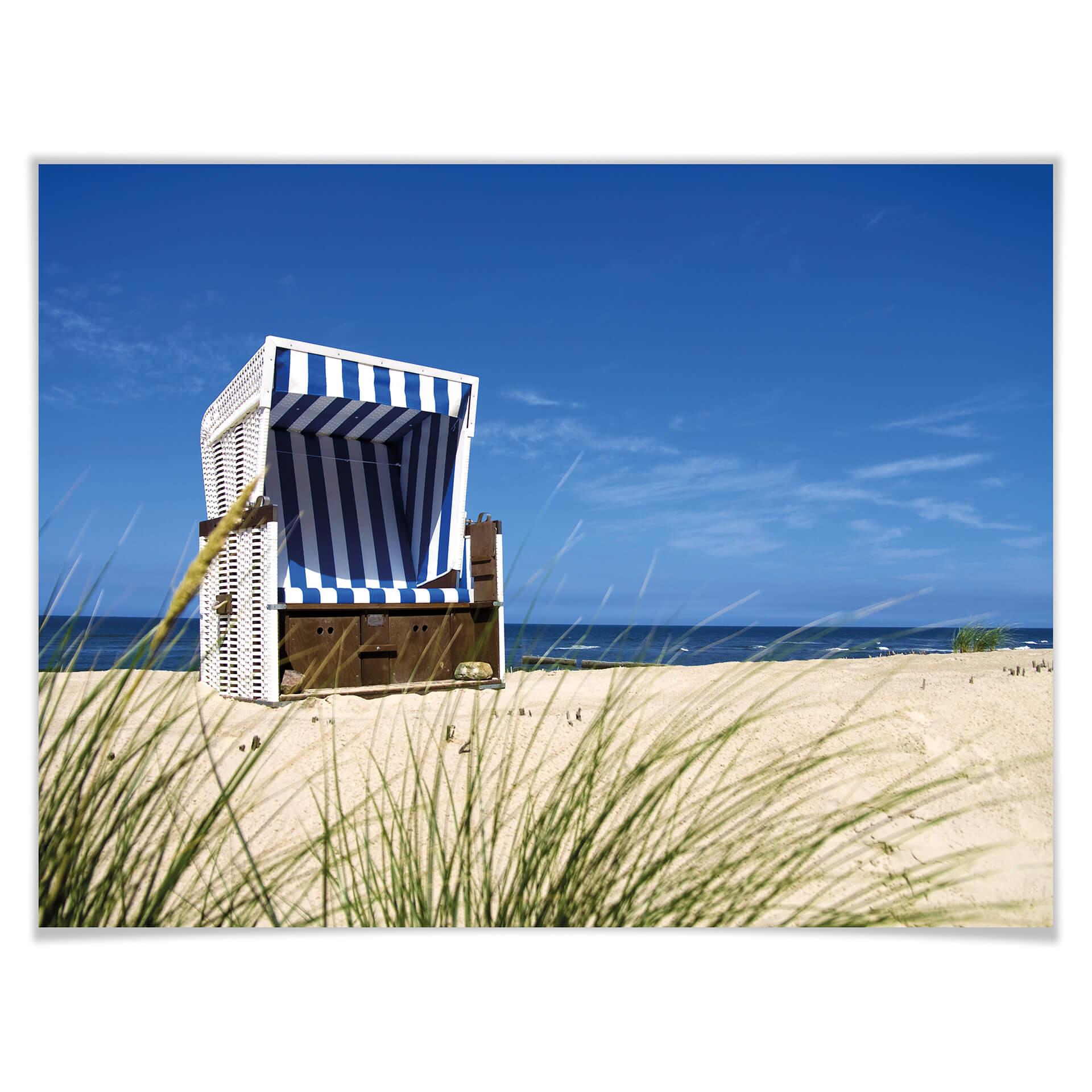 Póster silla de playa