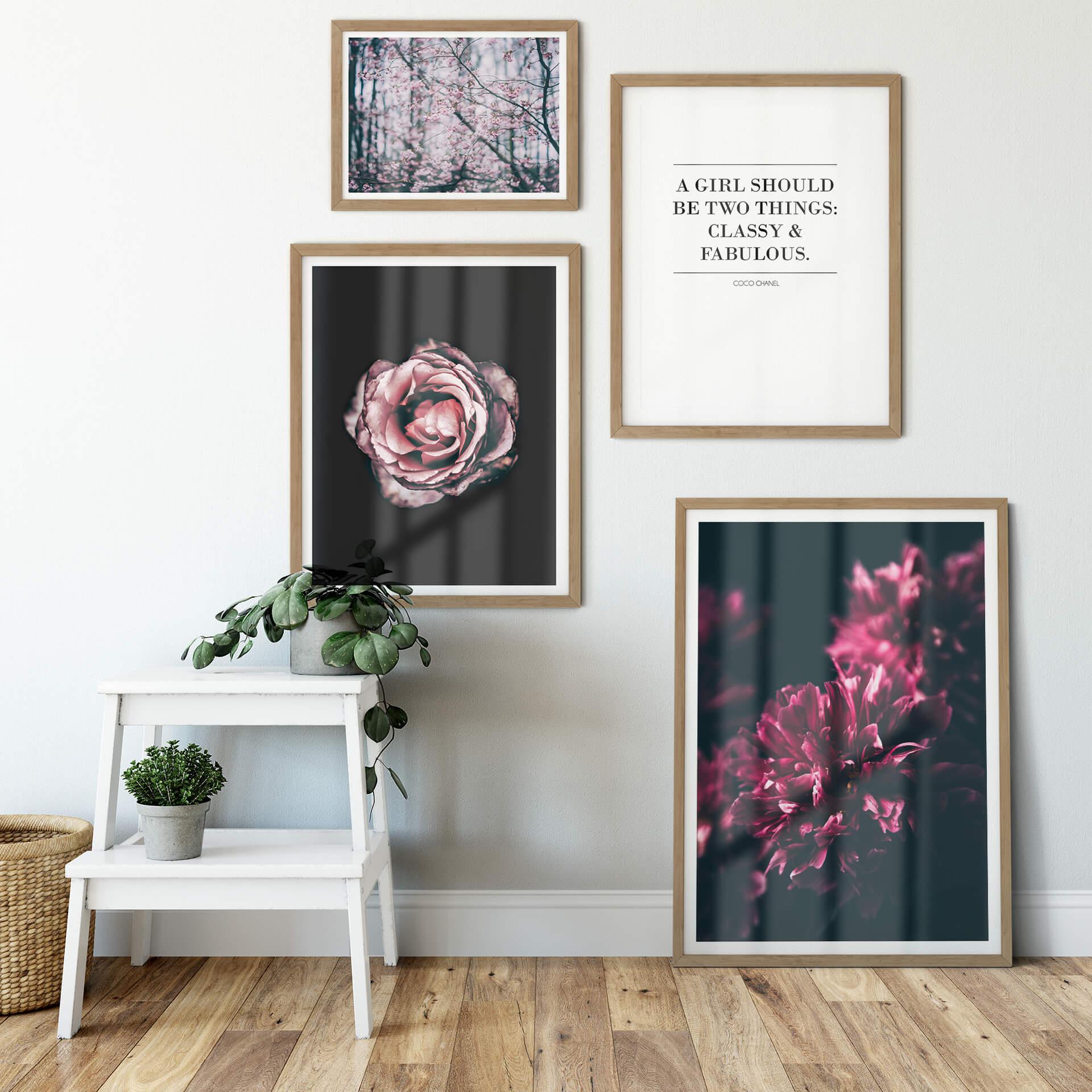 Póster Sueño Flor Rosa 03