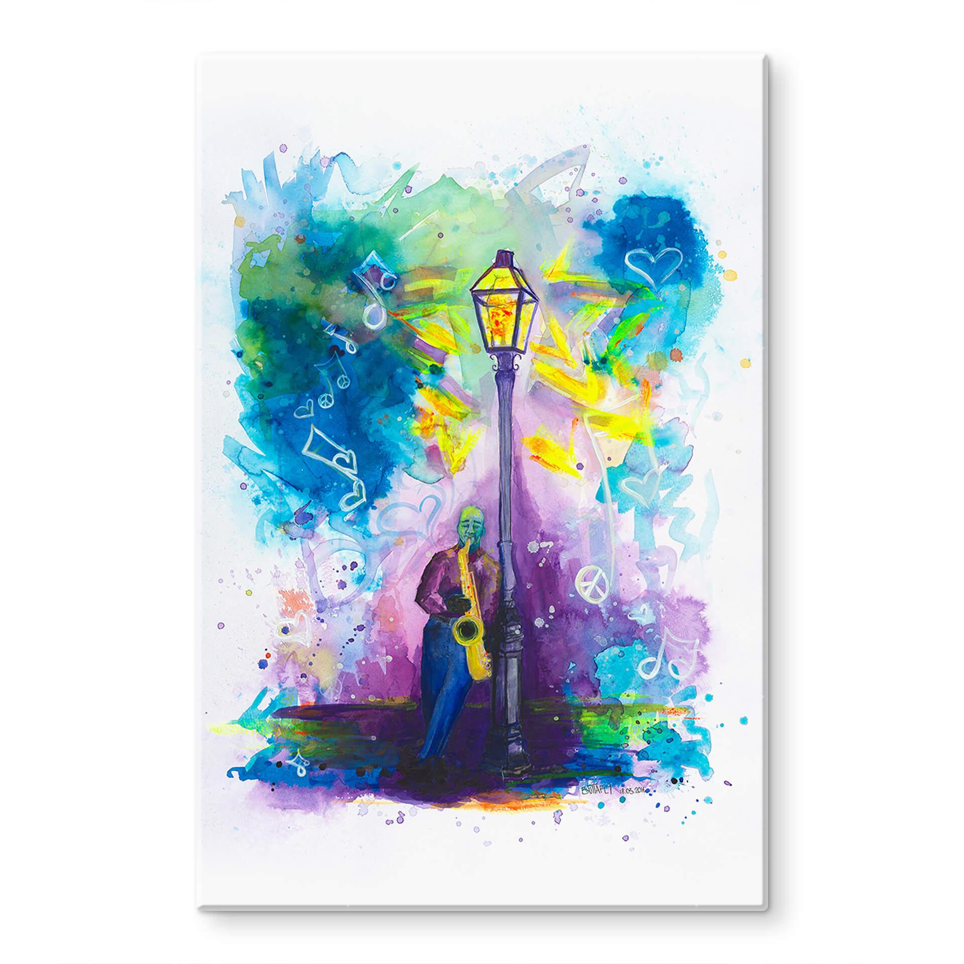 Glass Print Buttafly - Love is in the Air