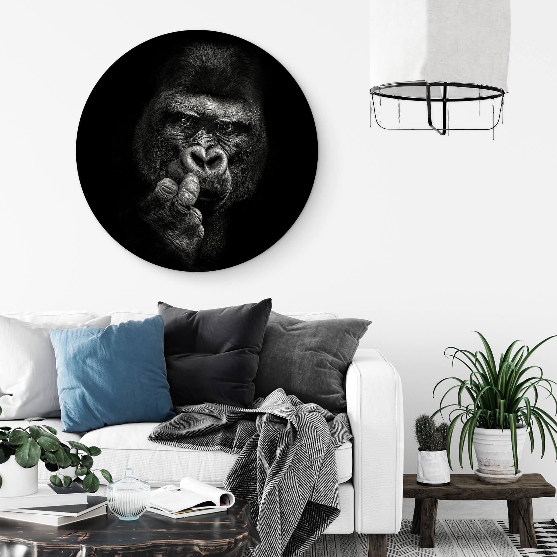 Wandcirkel Meerman - Gorilla