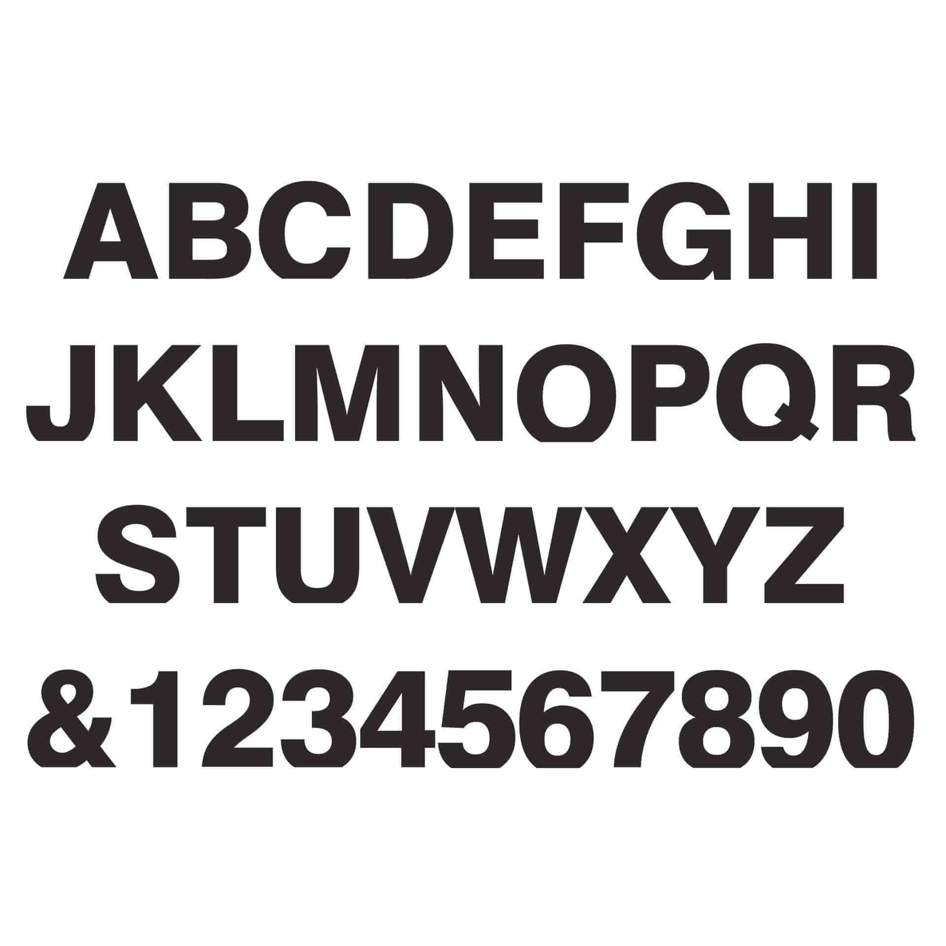 Letras de madera MDF - Fuente suiza