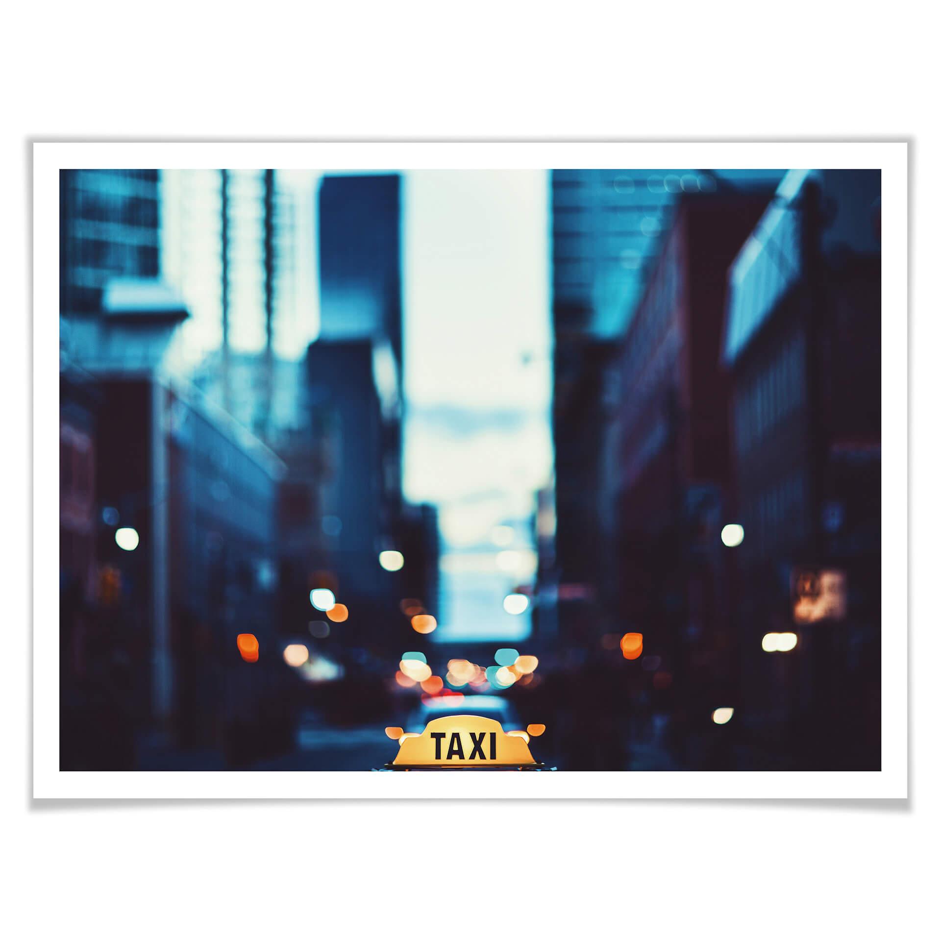 Plakat Yellow Cab w New York