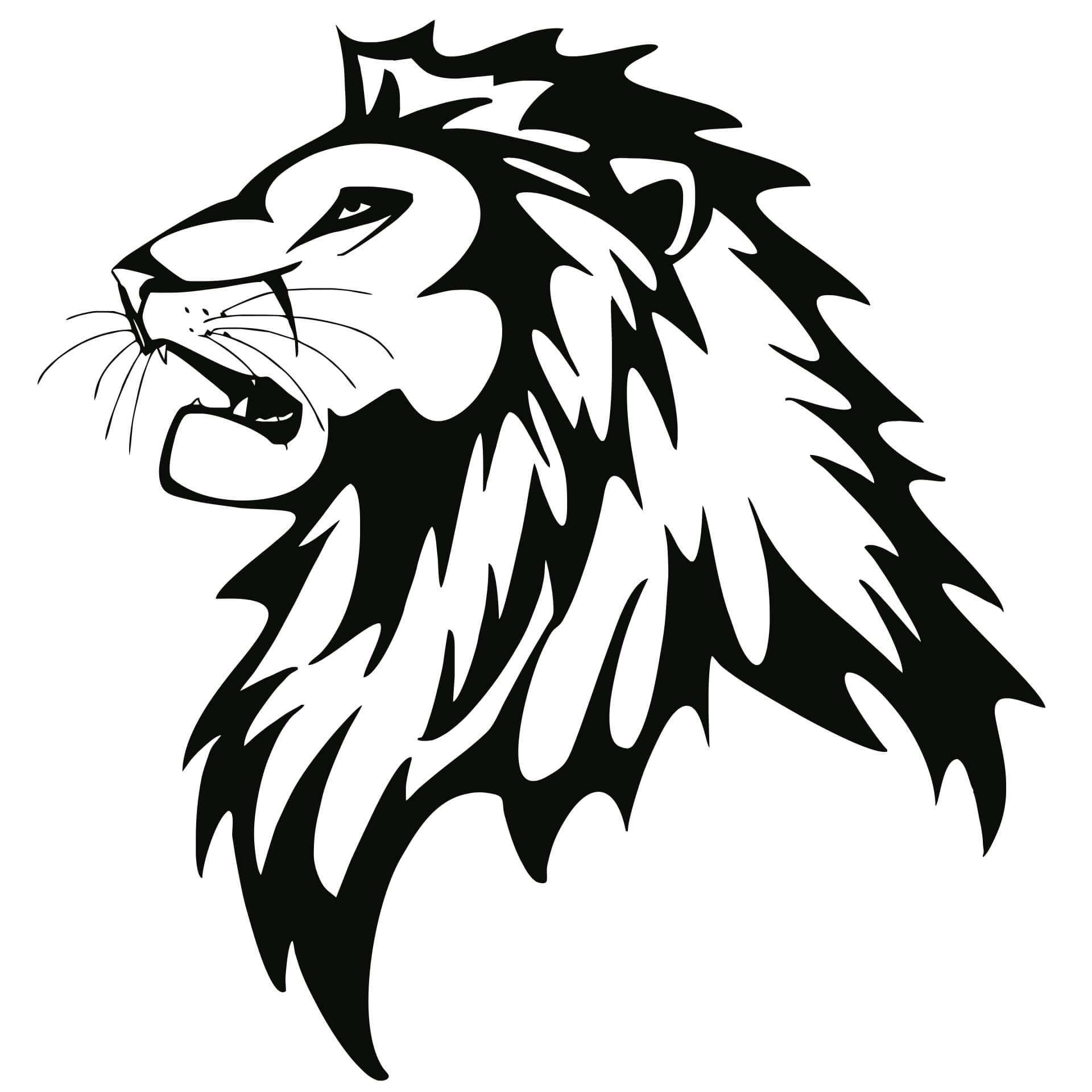 Wandtattoo Leo der König der Tiere