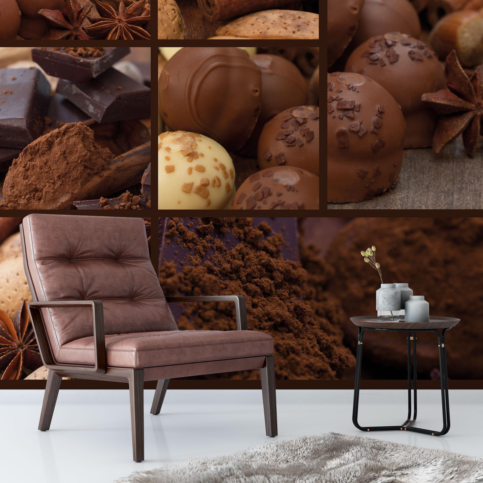 Fototapet Chokoladedrøm - 240x260 cm