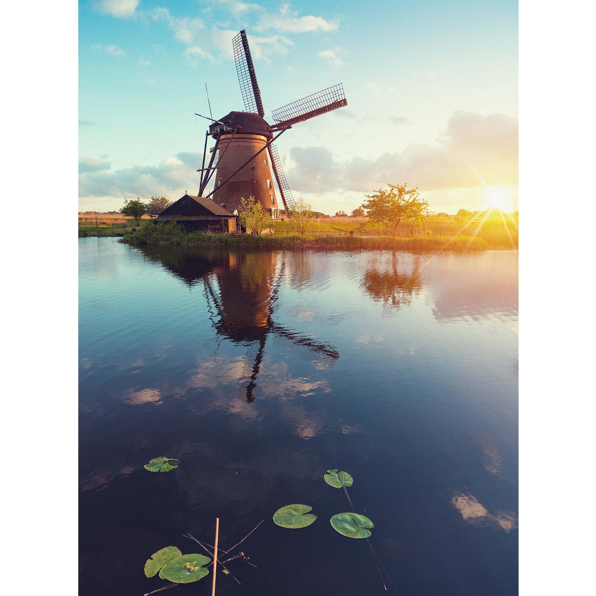 Fotobehang Hollandse Molen