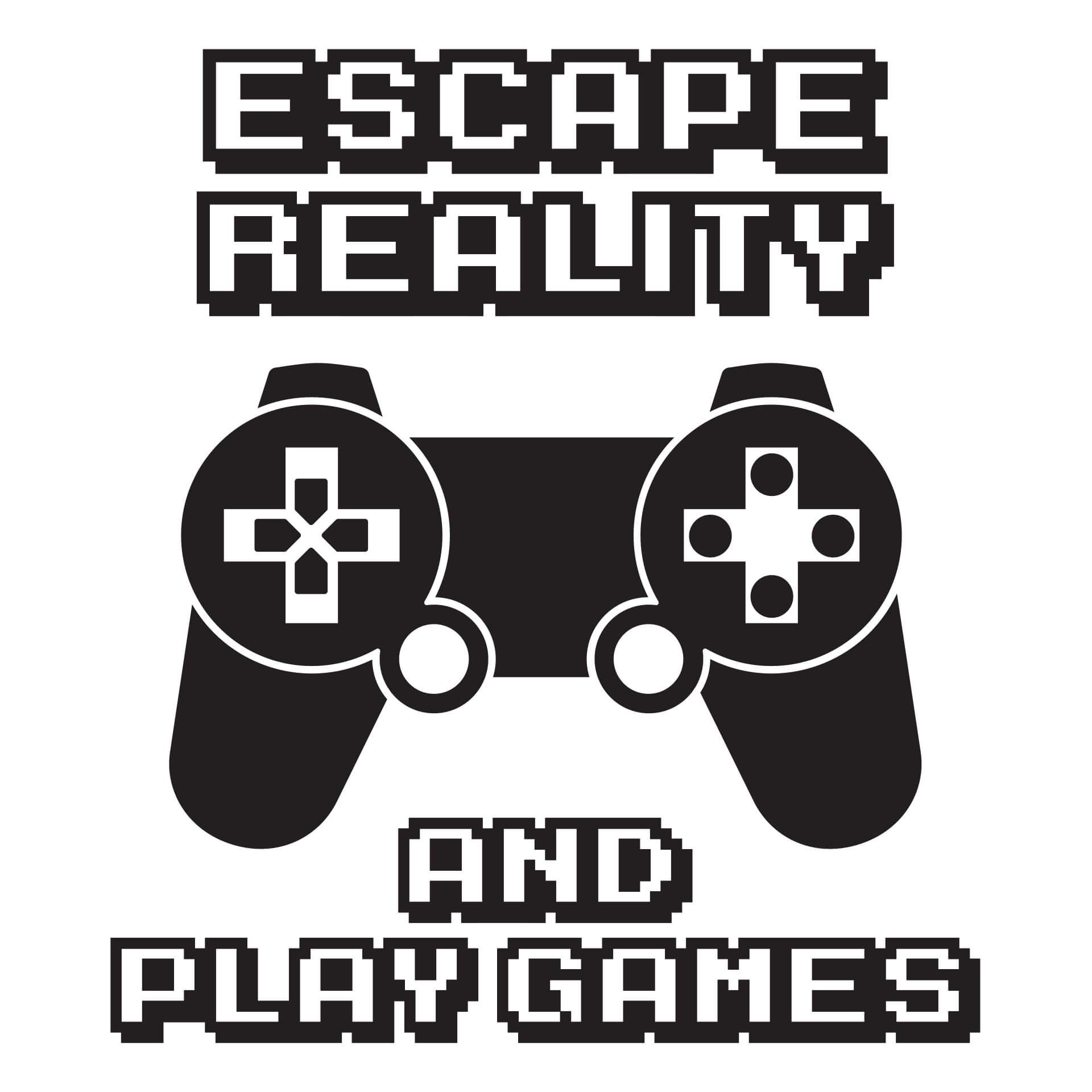 Wandtattoo Escape reality and play games