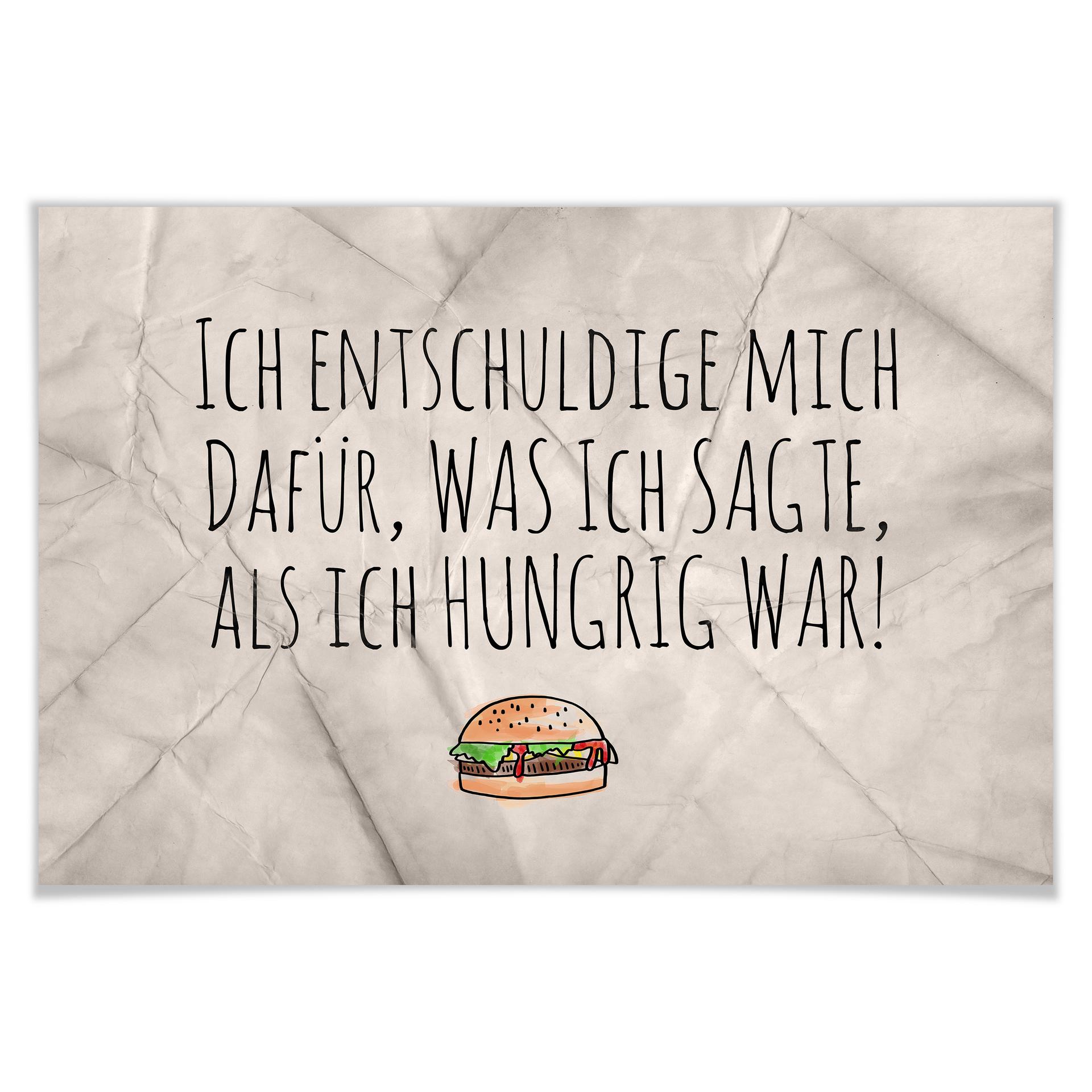 Poster Ich entschuldige mich dafür