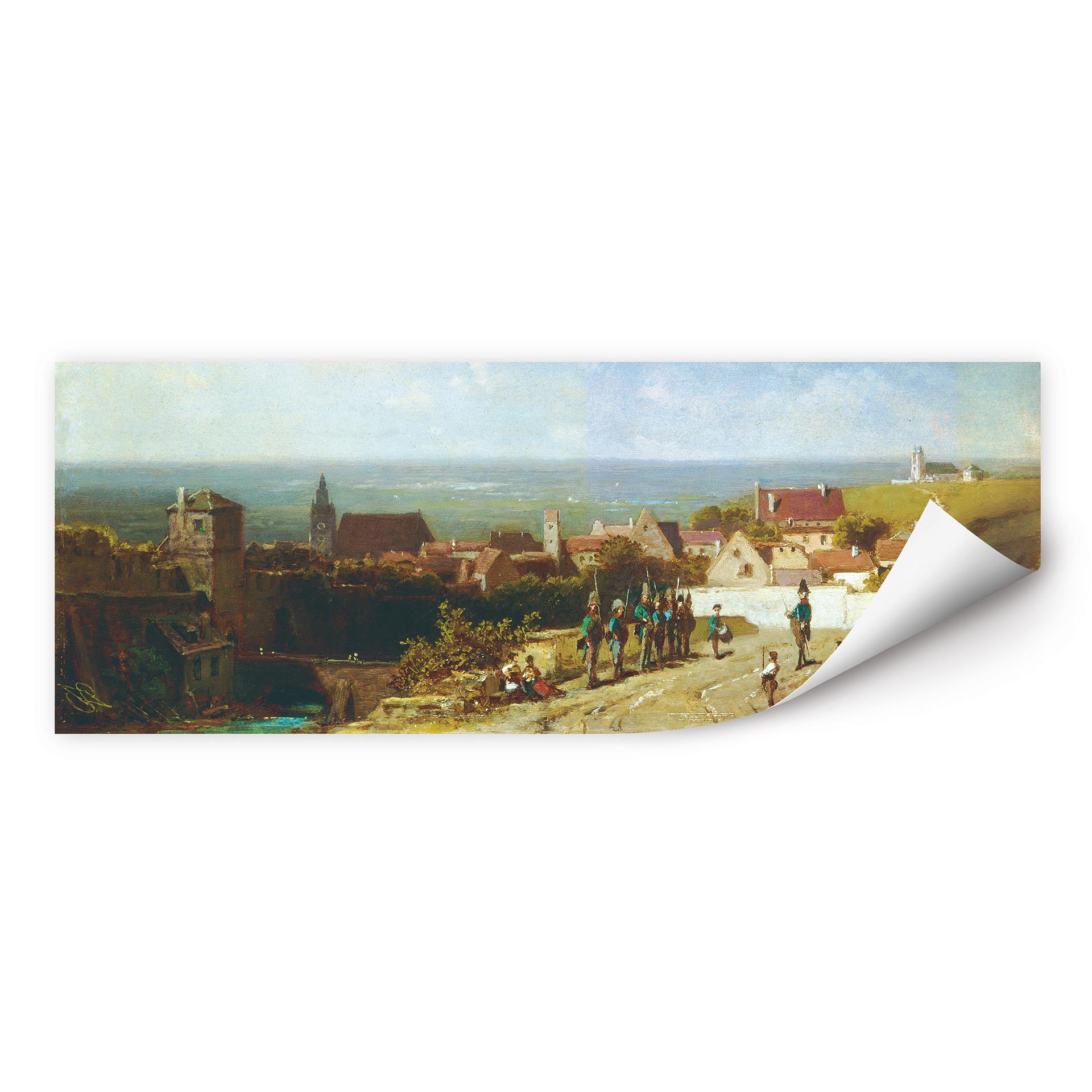 Wallprint W - Spitzweg - Altes Städtchen - Panorama