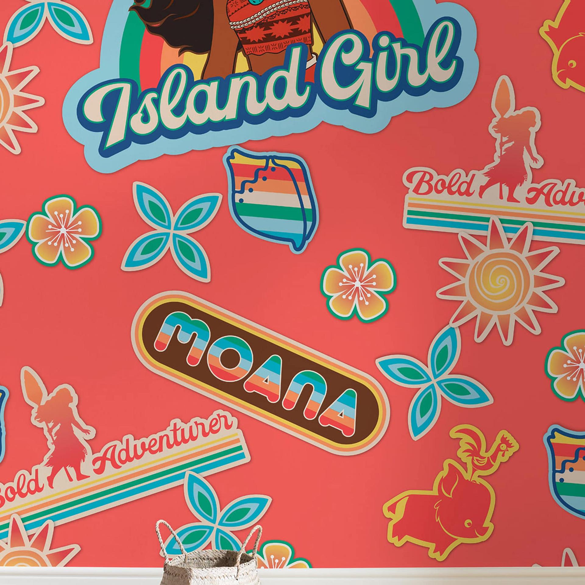 behang - Moana Island Girl - 200 x 280 cm