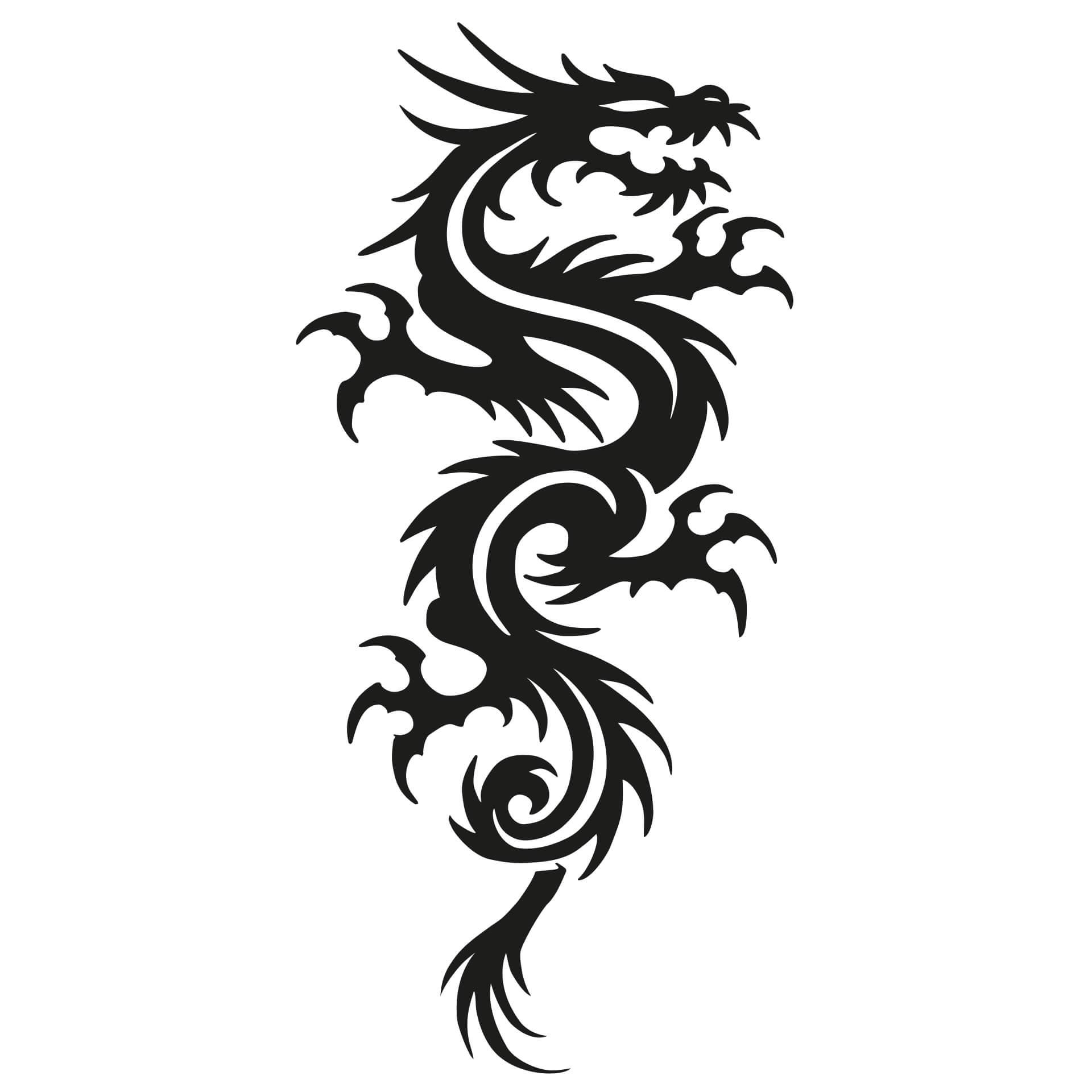 Wandtattoo Miami Ink Chinesischer Drachen