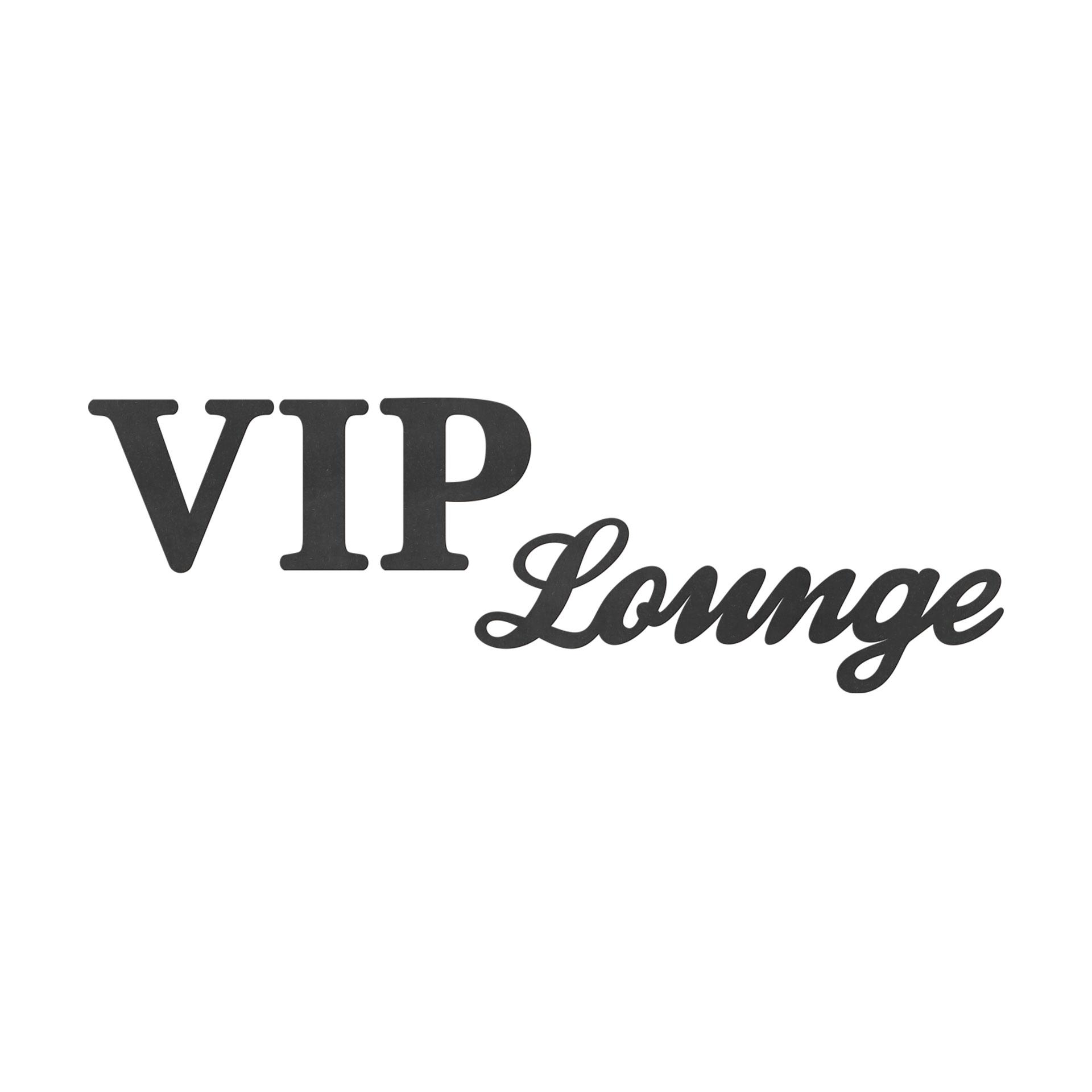 letras decorativas 3D Sala VIP - MDF
