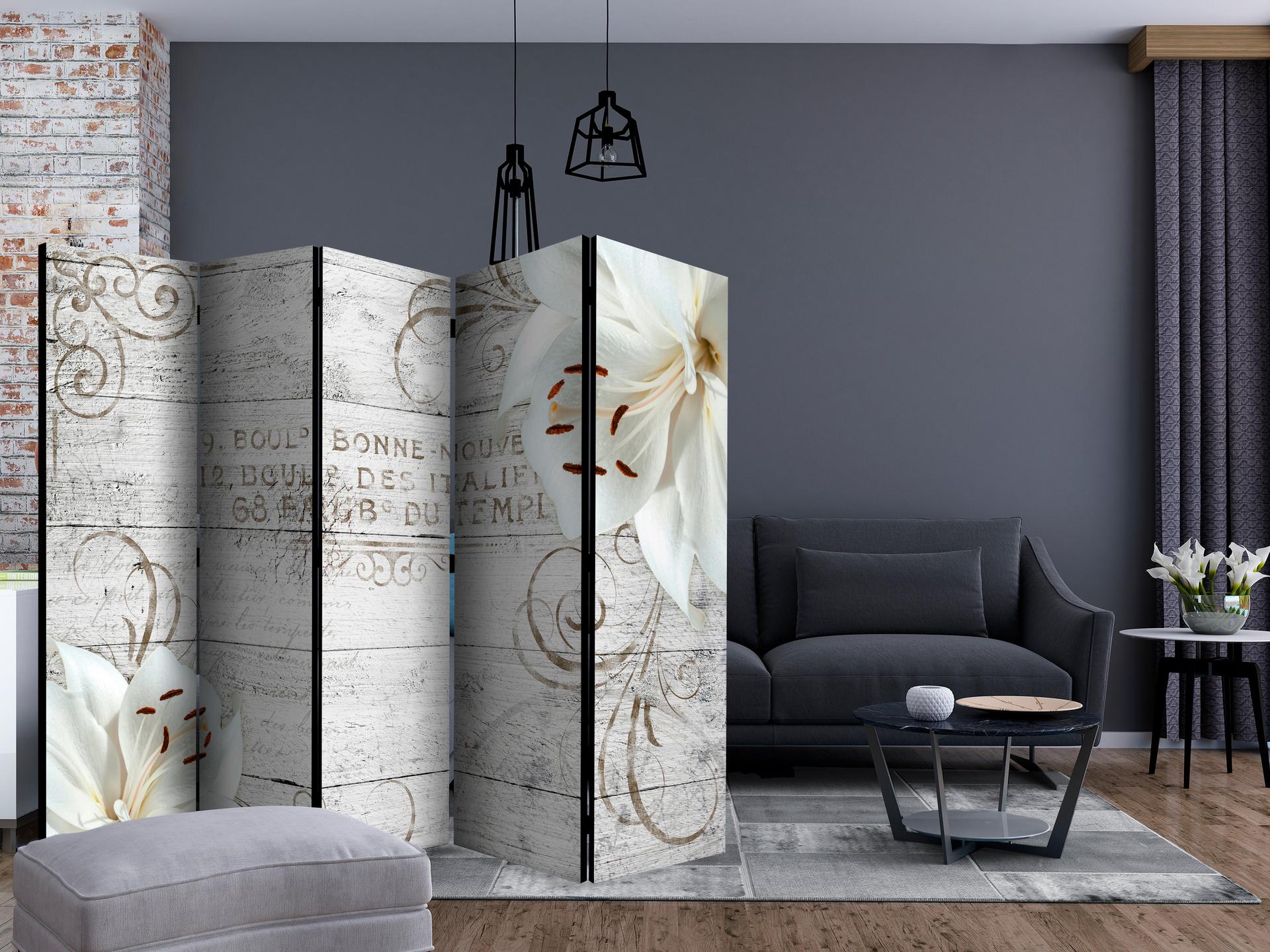 Schermo divisorio - Bonne Nouvelle , 5 pezzi - 225x172 cm