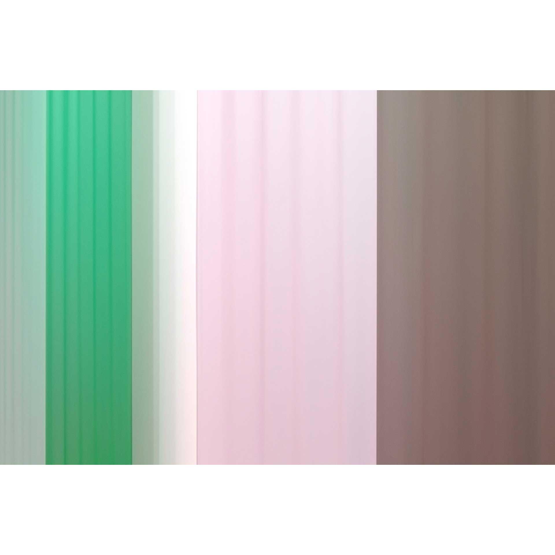 Gestreept behang in pastelkleuren fotobehang groen, roze, taupe - vliesbehang