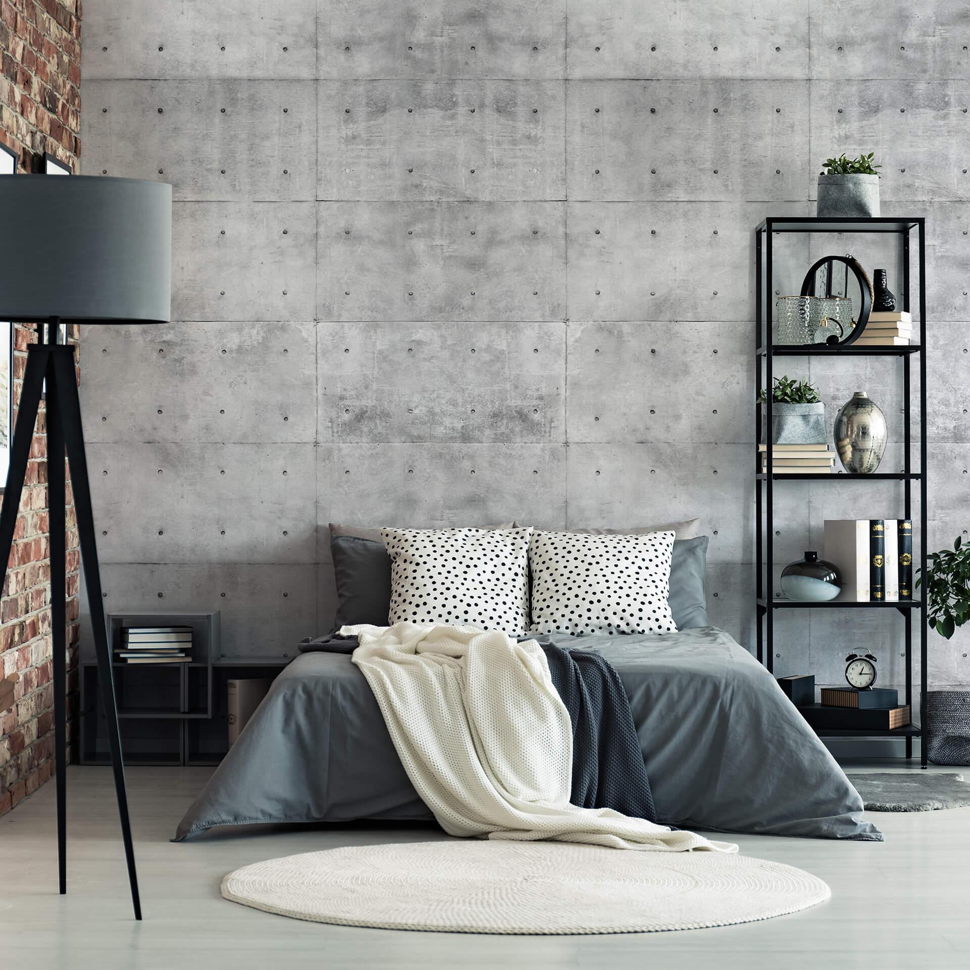 Fotobehang Betonblokken