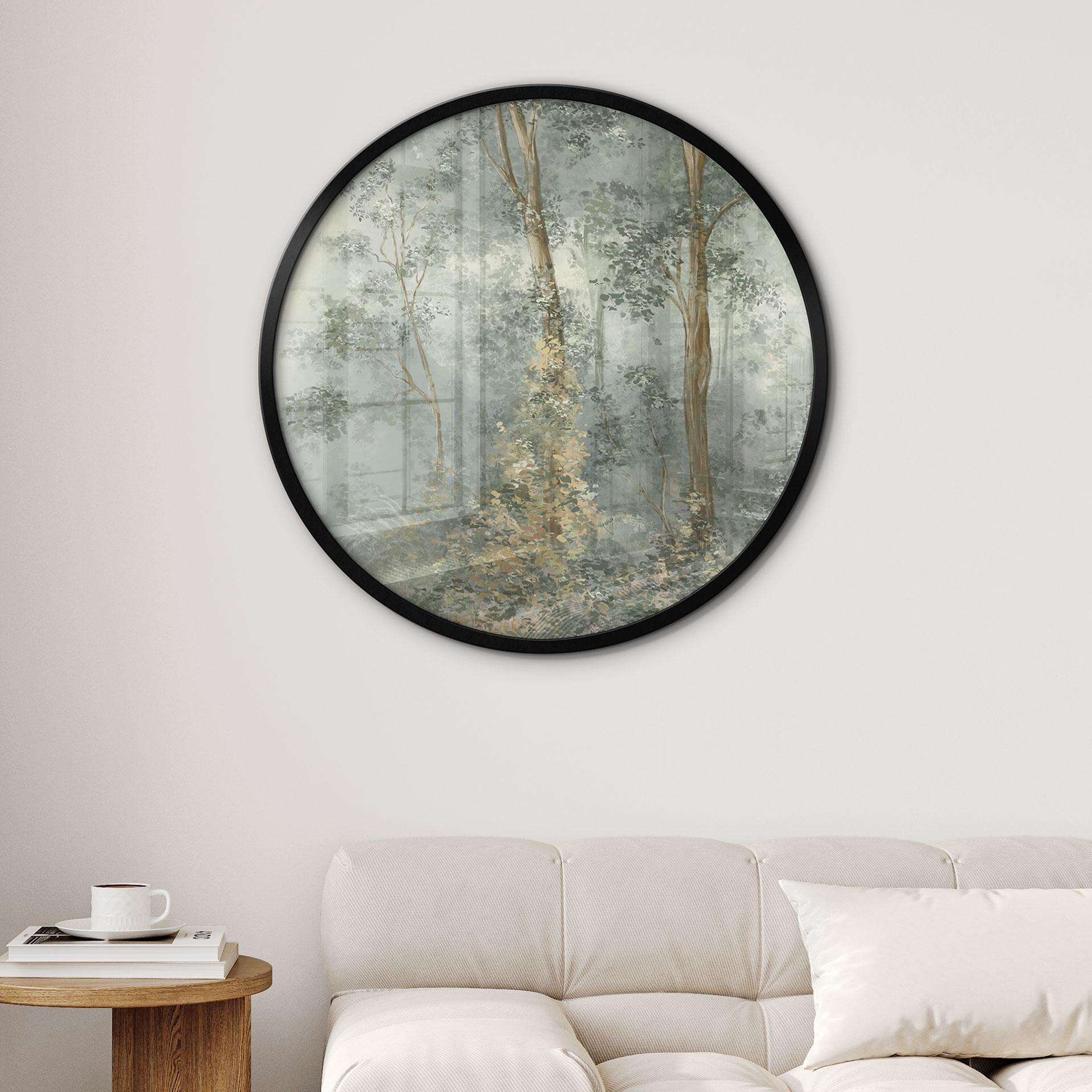 Poster Verwunschener Wald - Ms Tiff - Rund