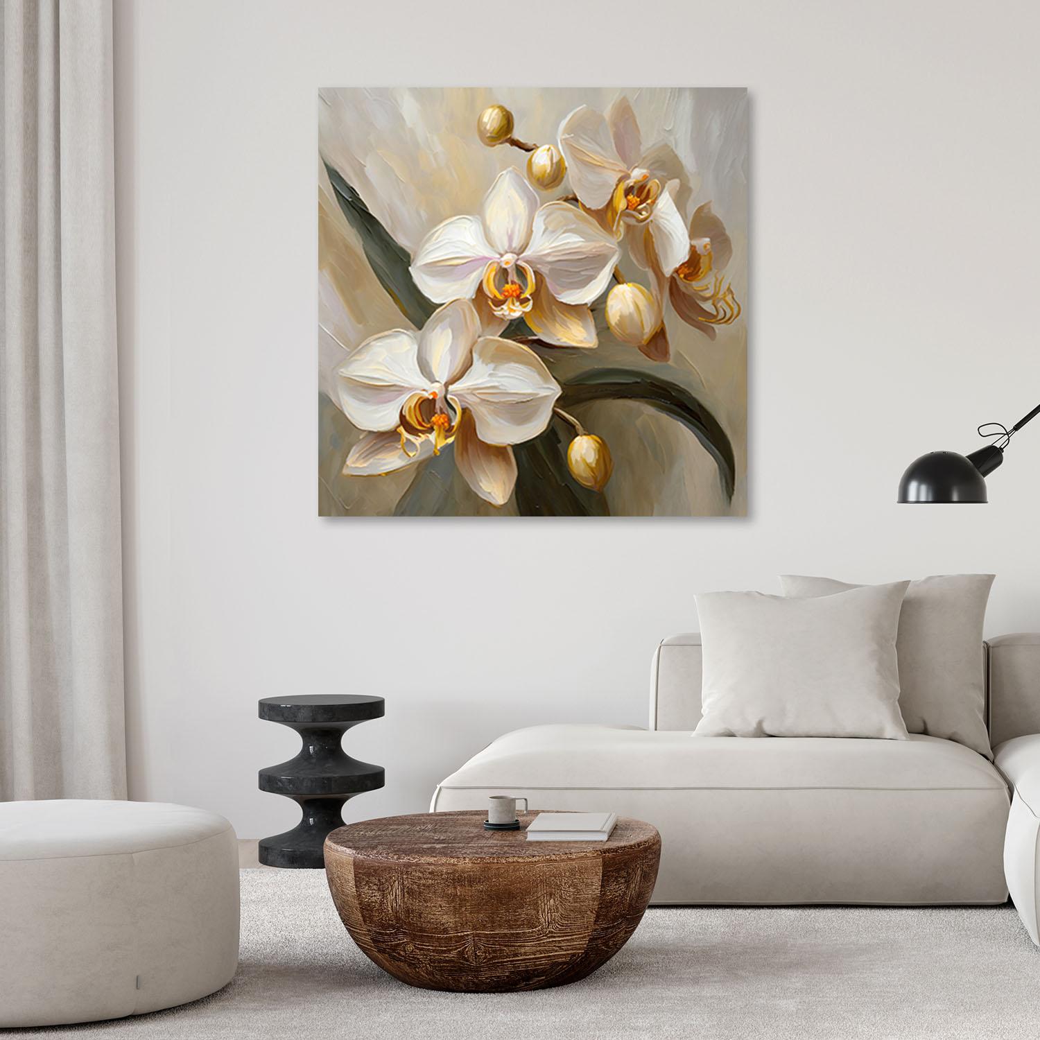 Canvasbillede, Orkideer AI