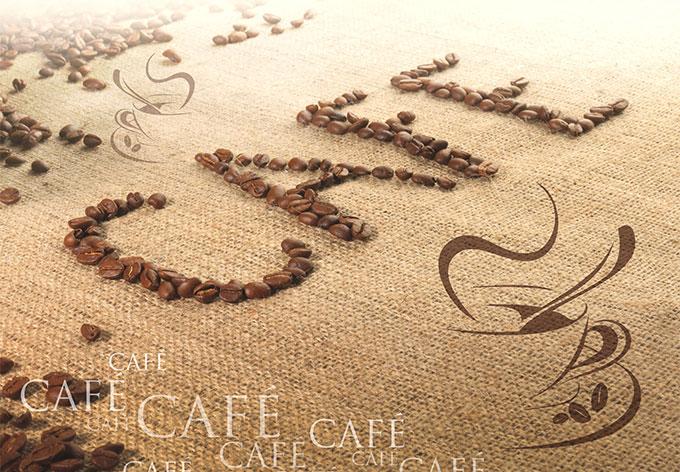 Fotobehang Cafe
