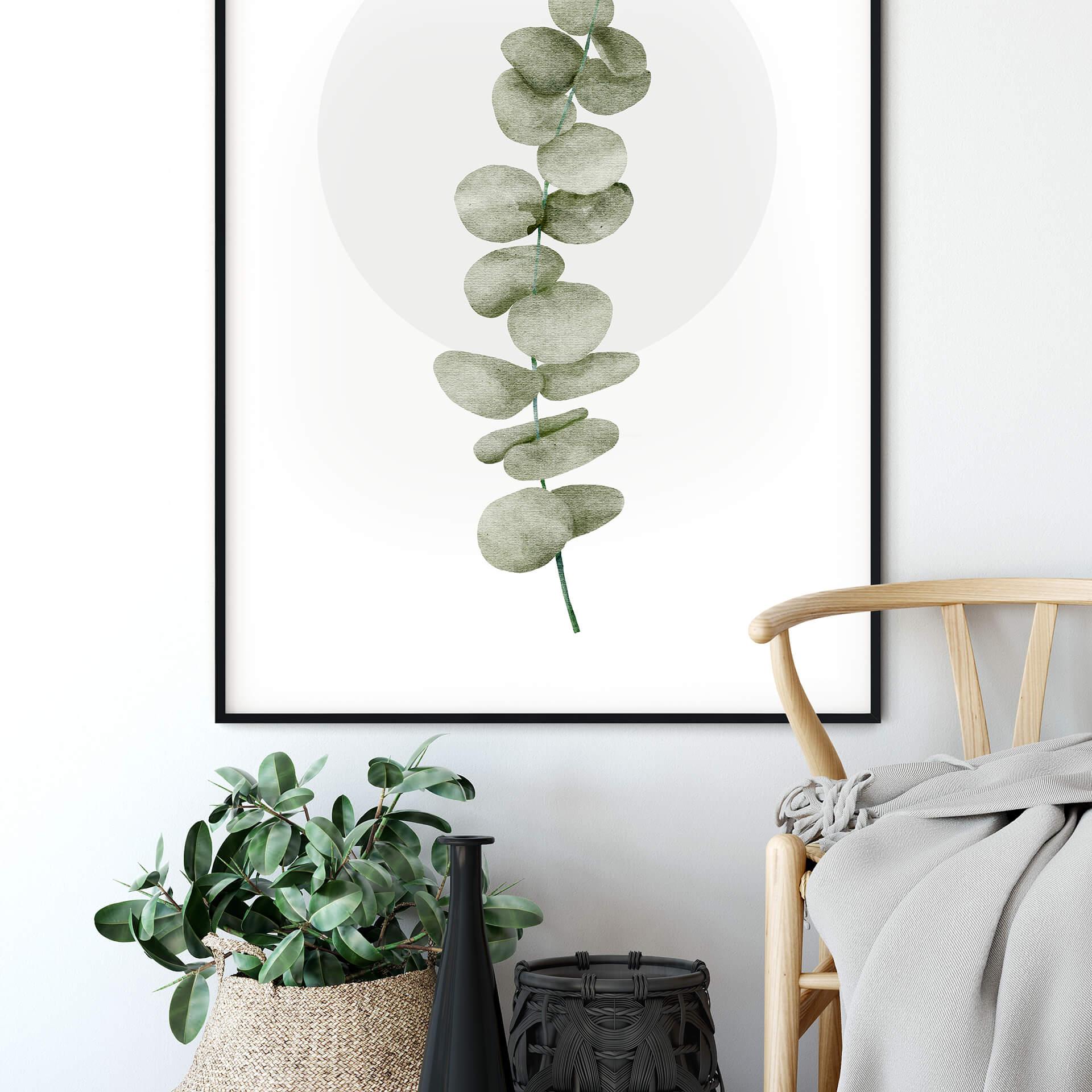 Poster Kubistika - Eucalyptus