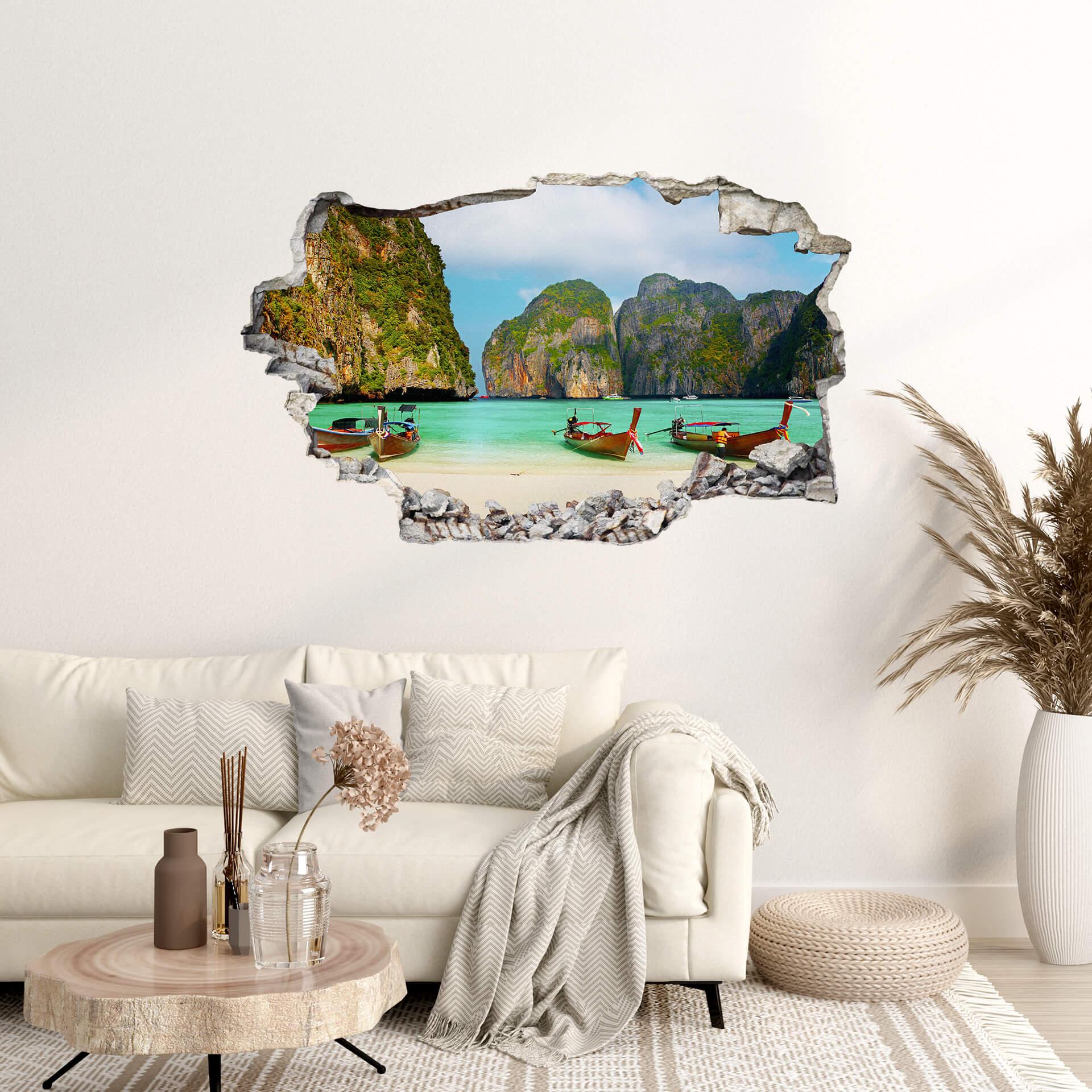 3D Wallsticker i South Sea Bay