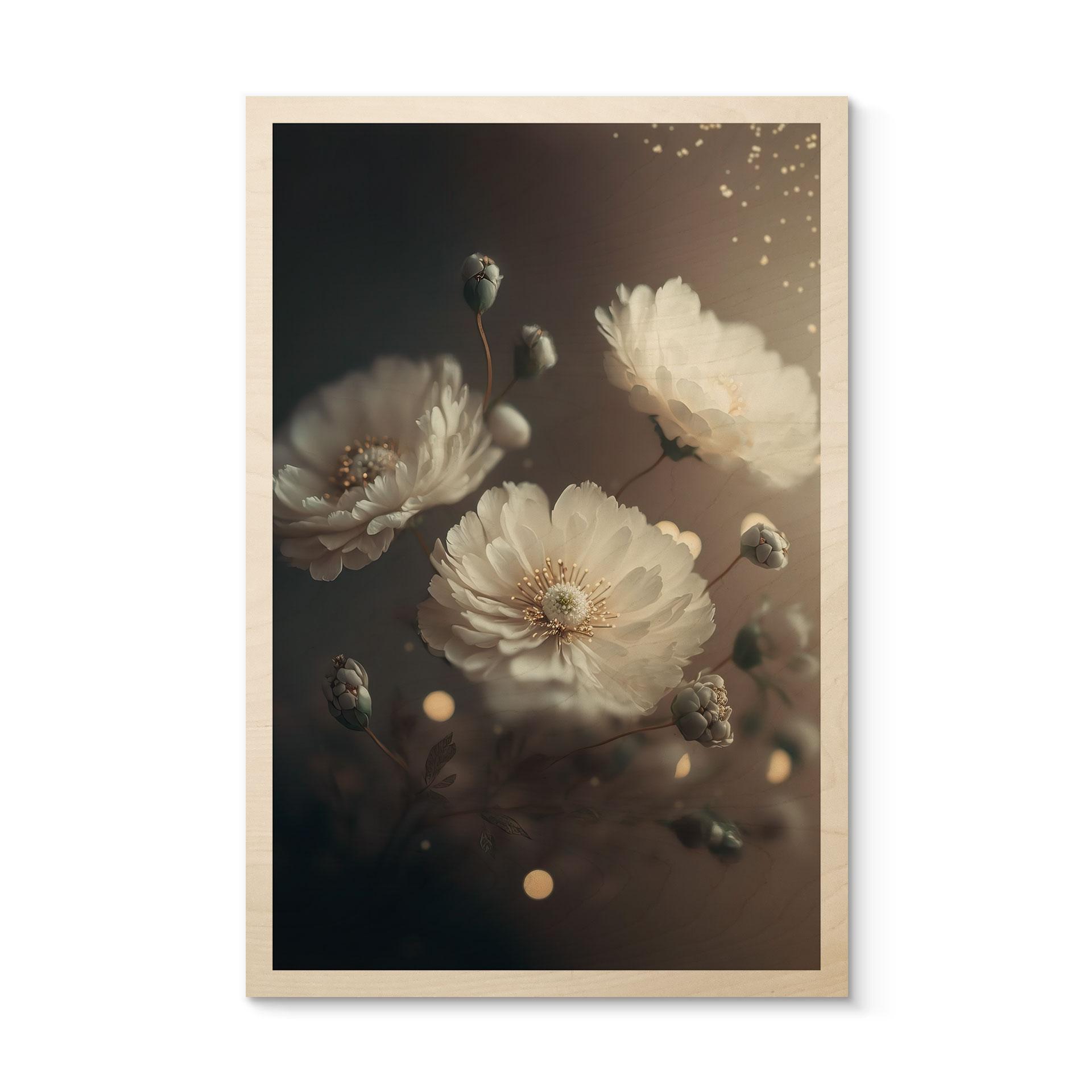Billede af træ Hvide blomster med guldstøv - Treechild