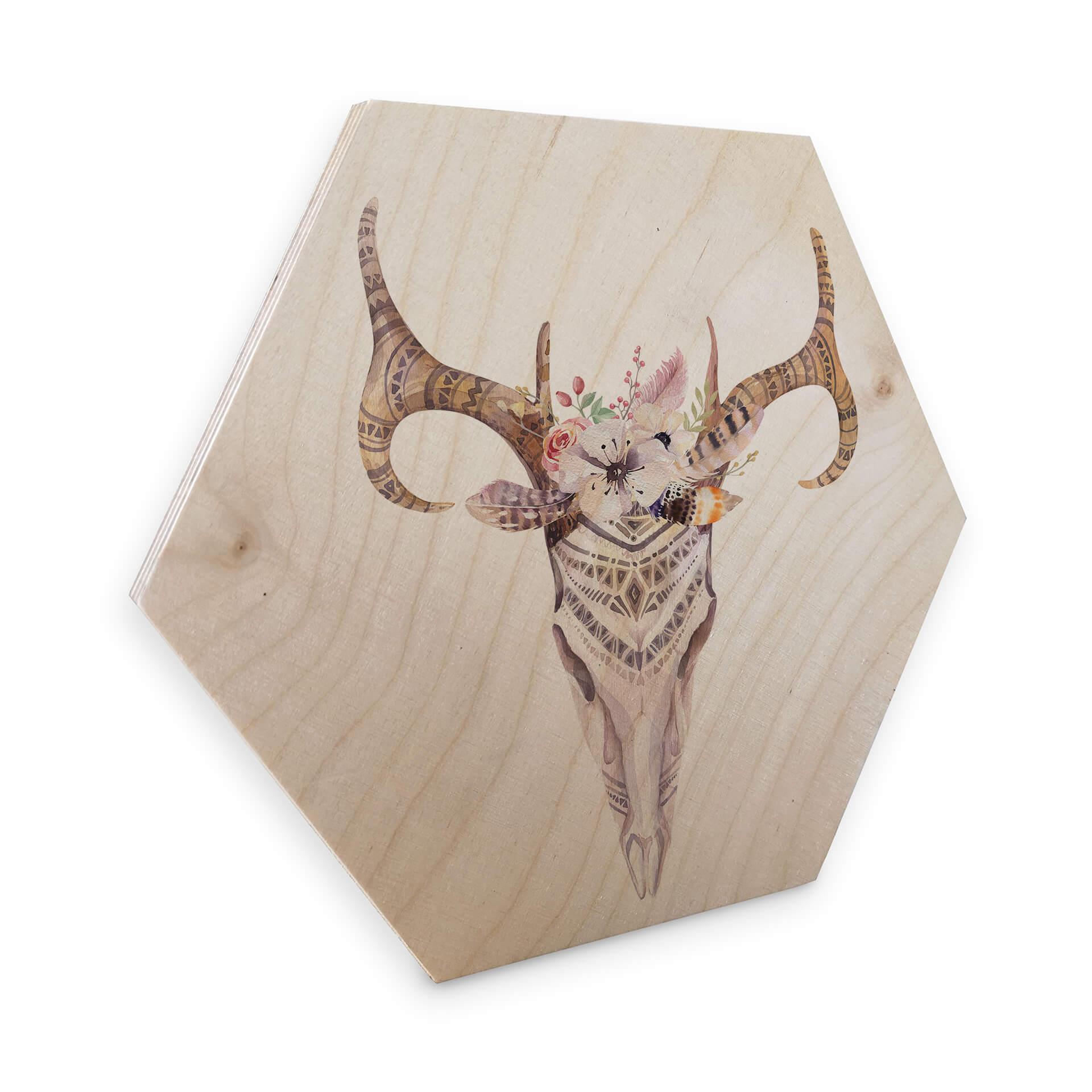 Hexagon - Birketræ - Kvilis - Boho Skull Forår