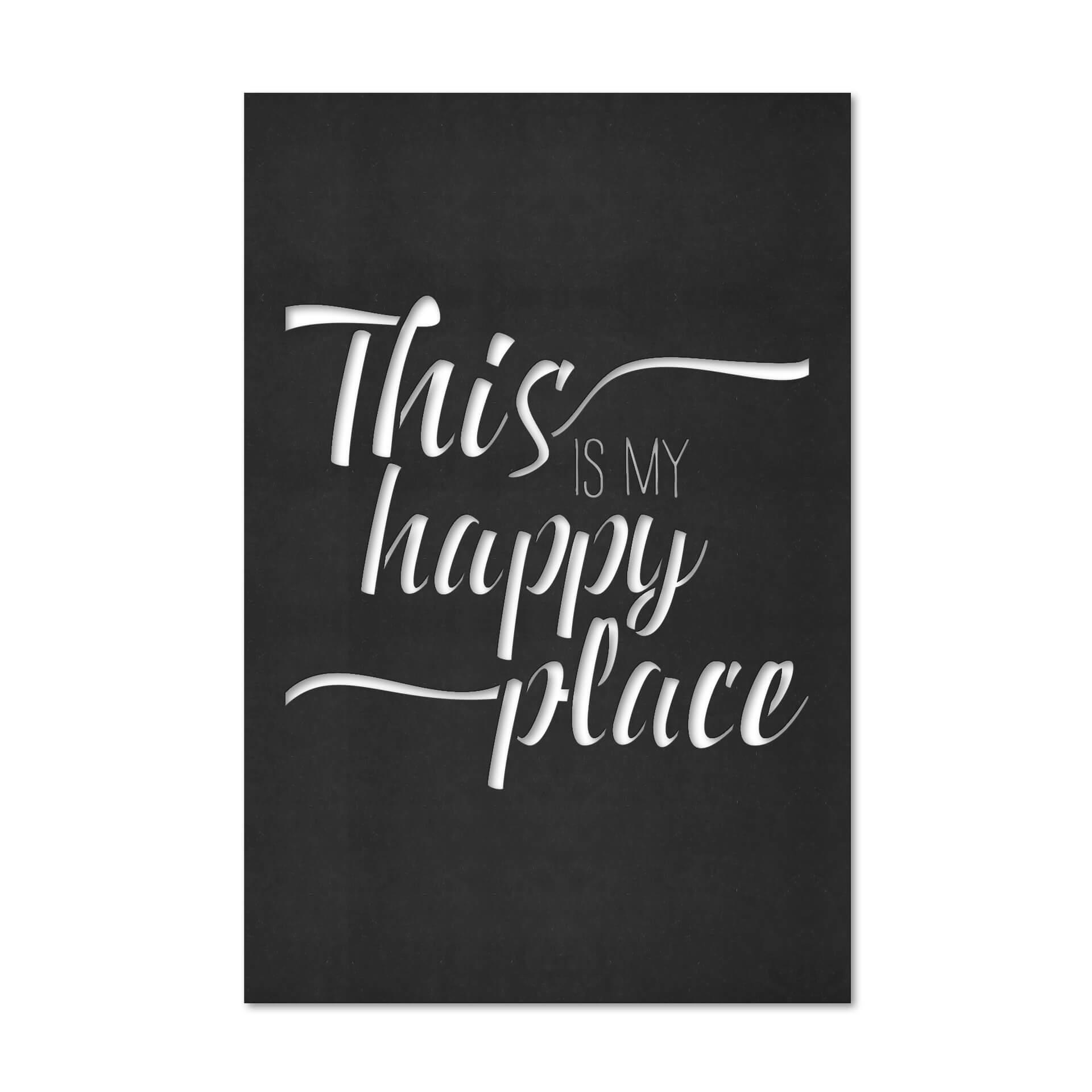 MDF - Decoración en madera This is my happy place