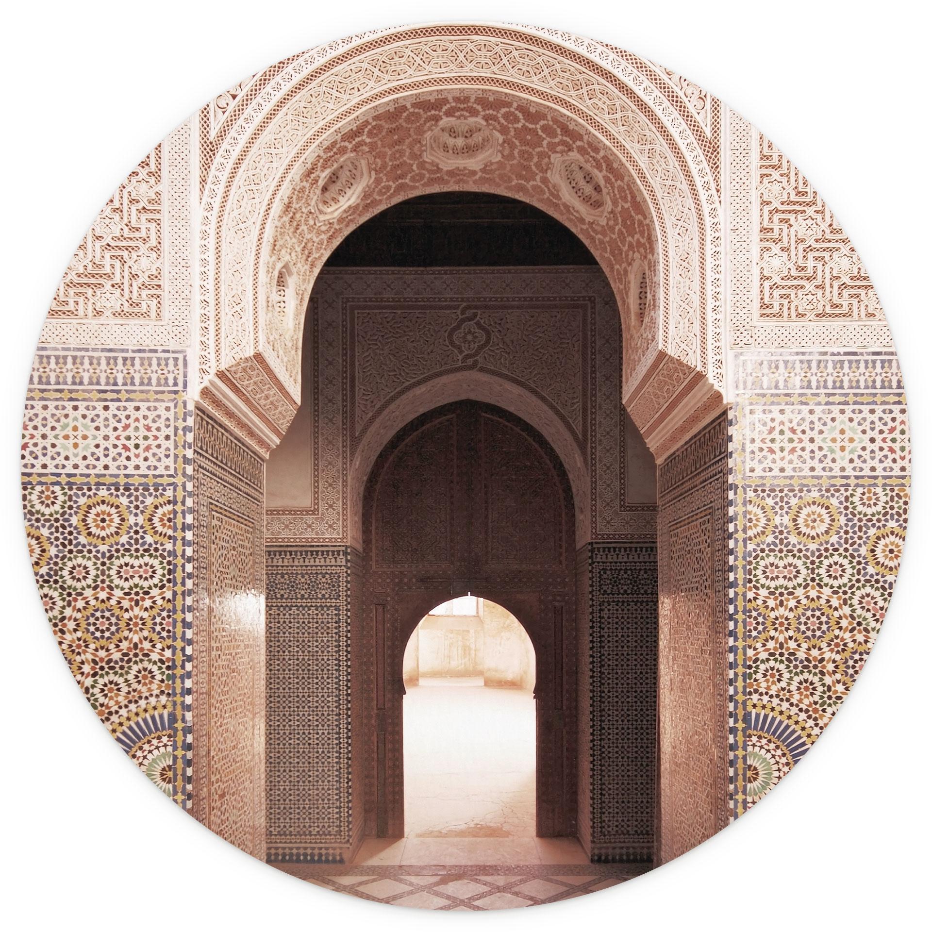 Fotomural Puerta oriental con mosaico - Sisi & Seb - Redondo - Fotomural autoadhesivo/no tejido