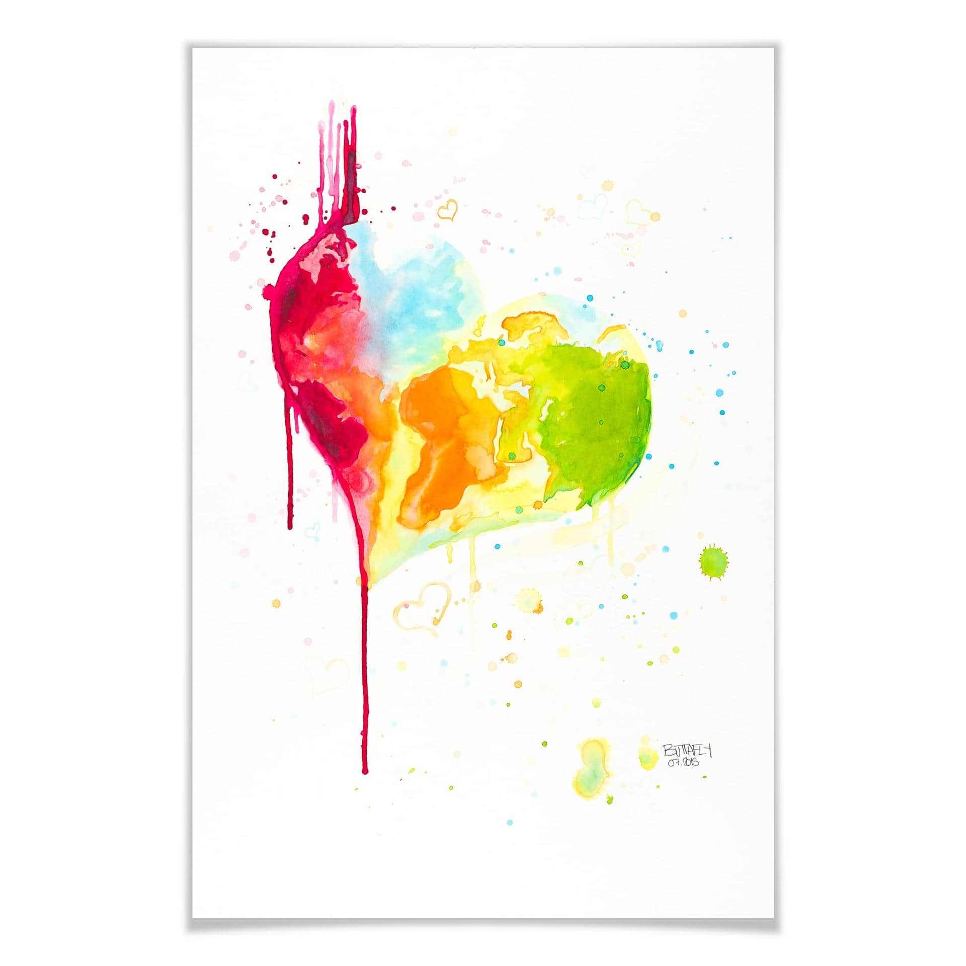 Poster - Buttafly - Heart World