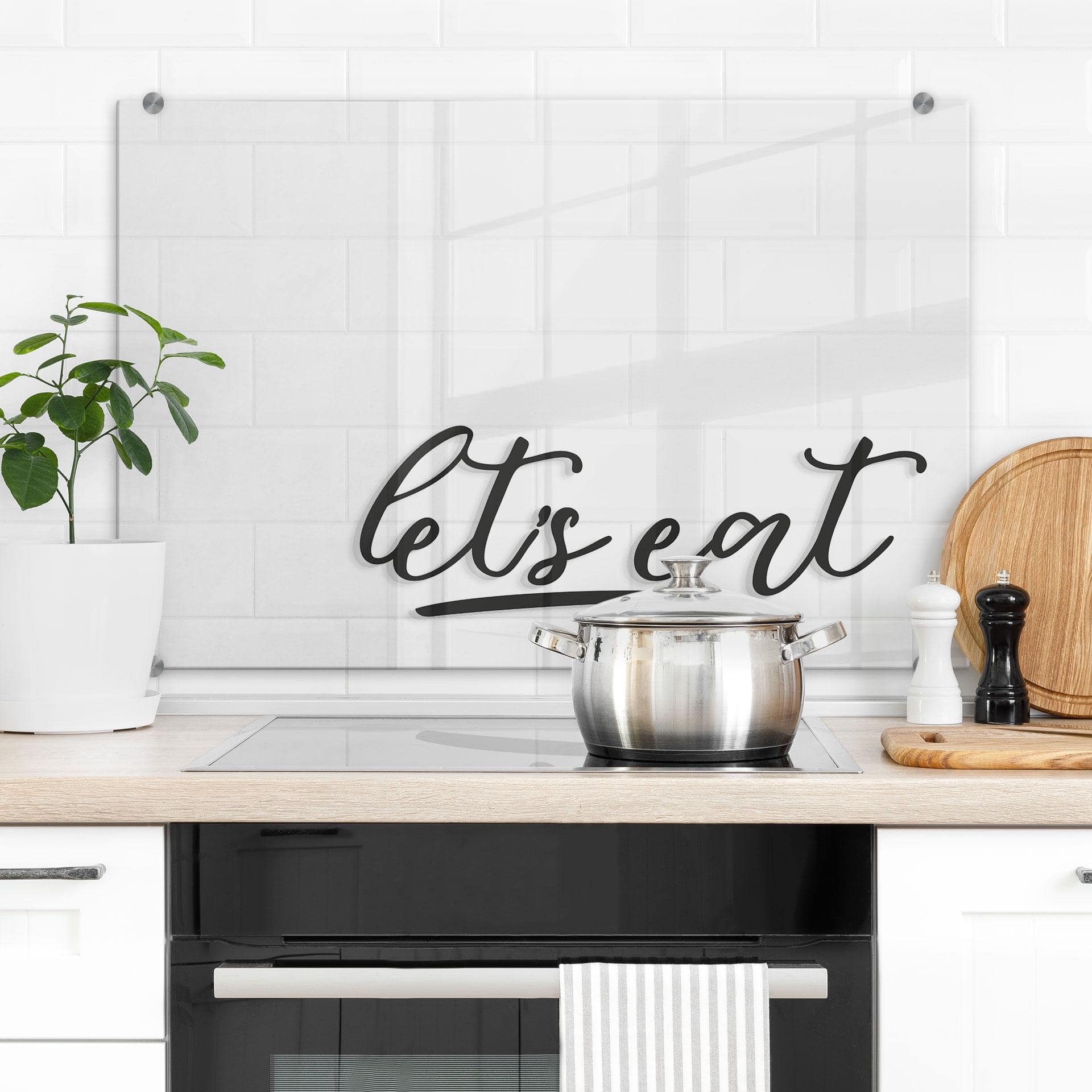 Stænkplade - Let's eat
