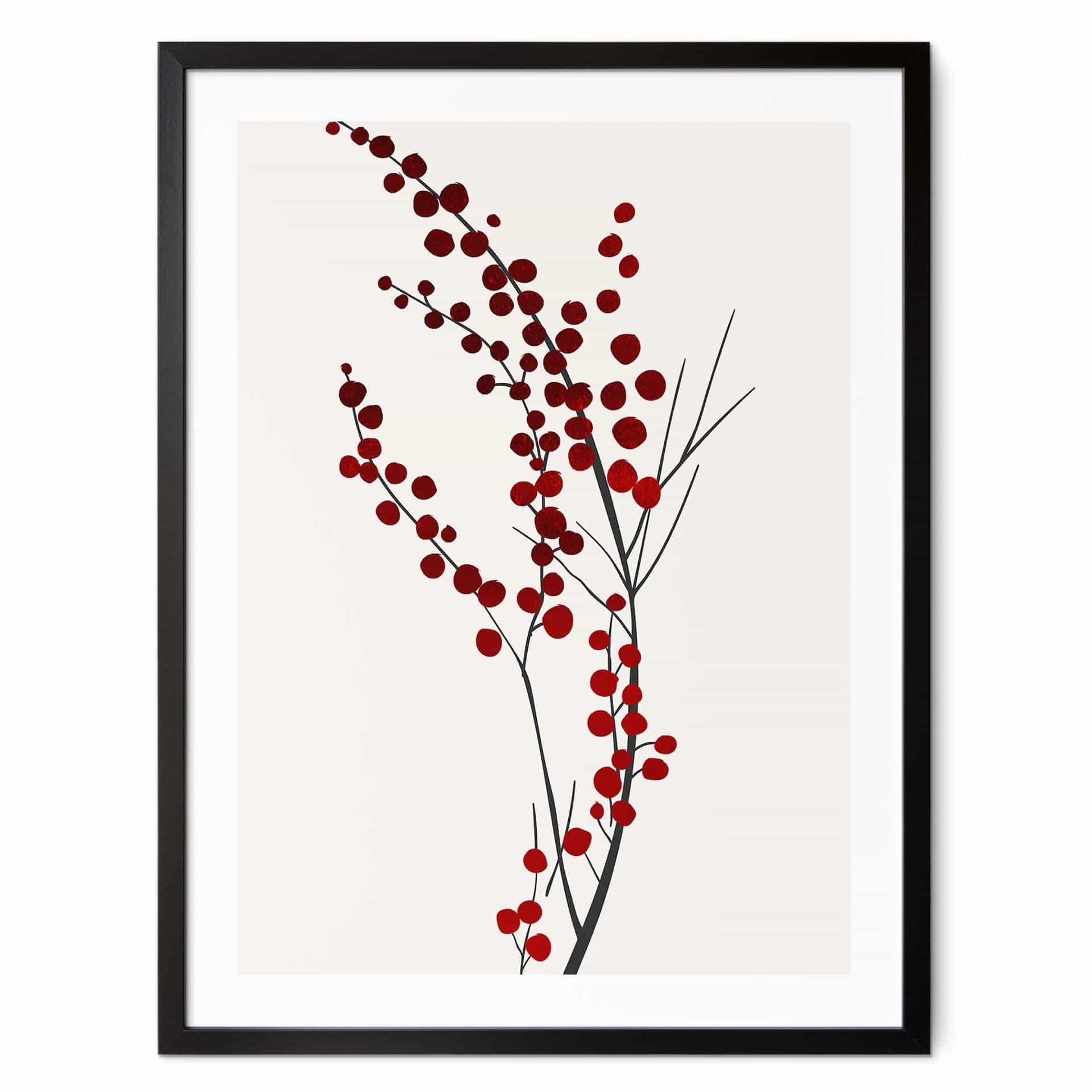 Póster Kubistika - Muérdago