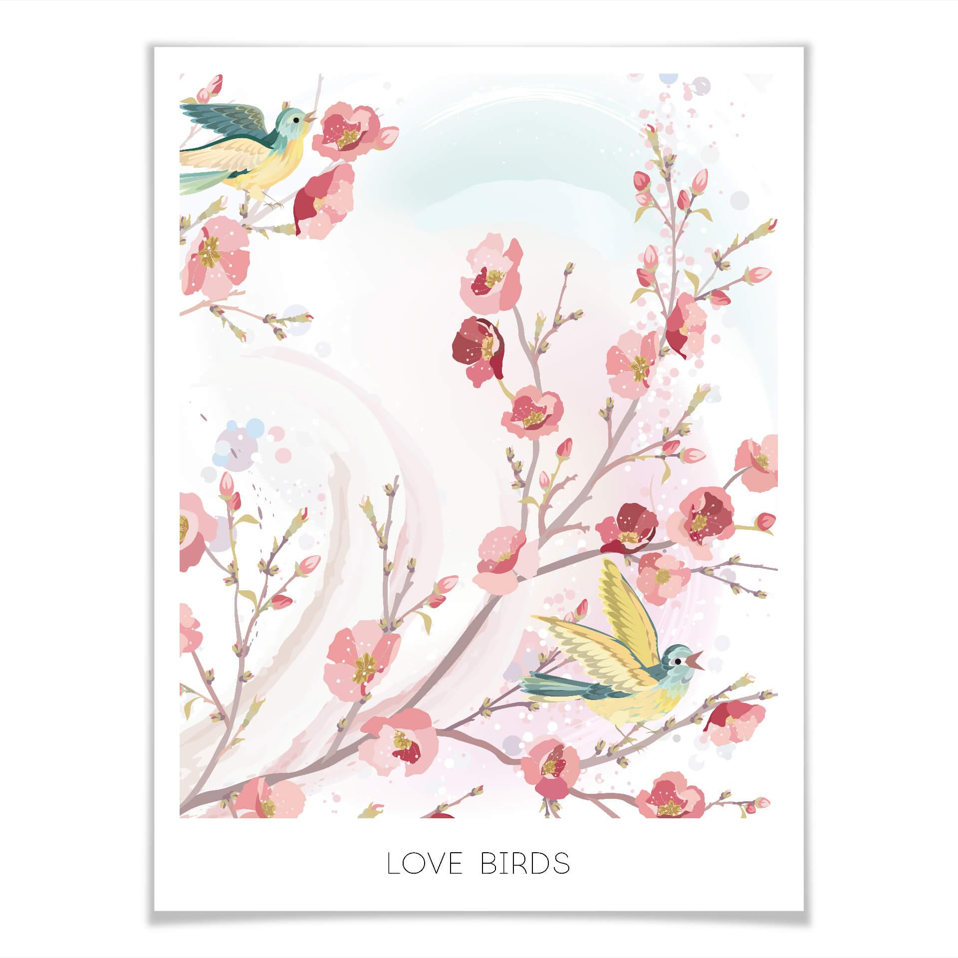 Plakat Love Birds