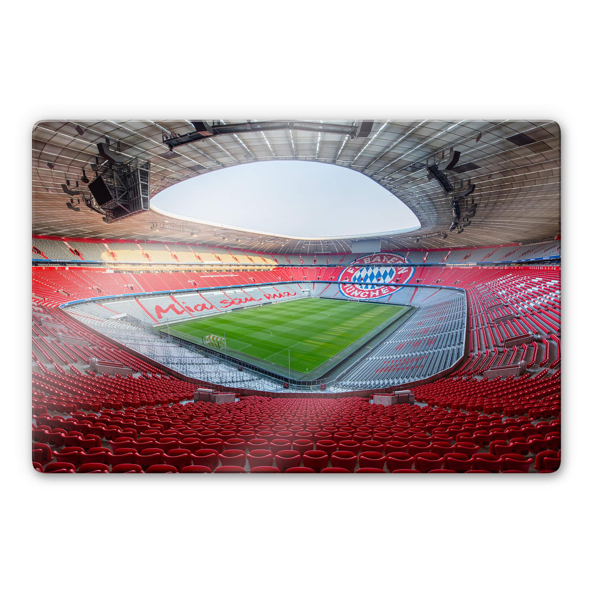 Glasbillede - FCB Stadion Mia san mia
