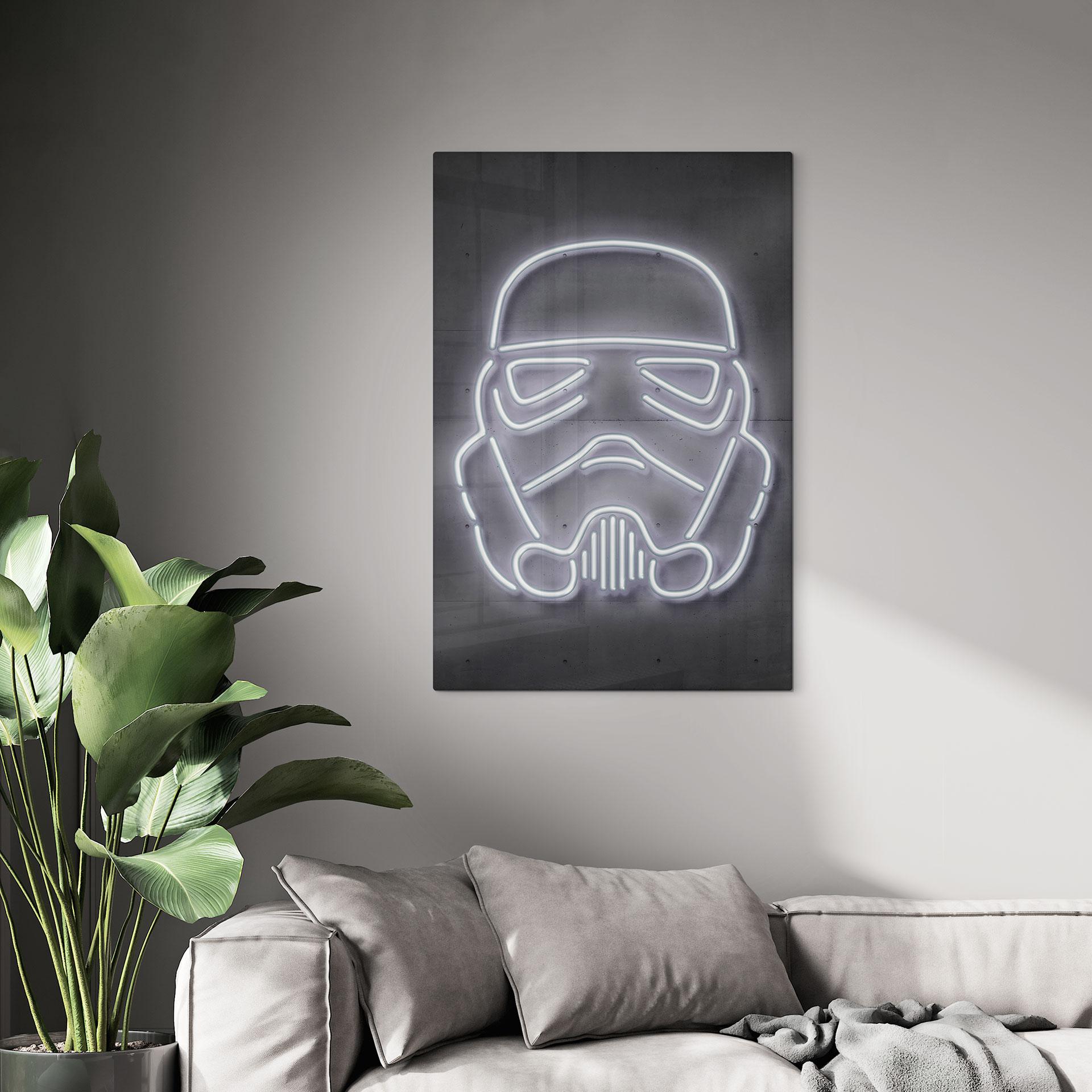 Glasbillede - Stormtrooper hjelm - Mielu