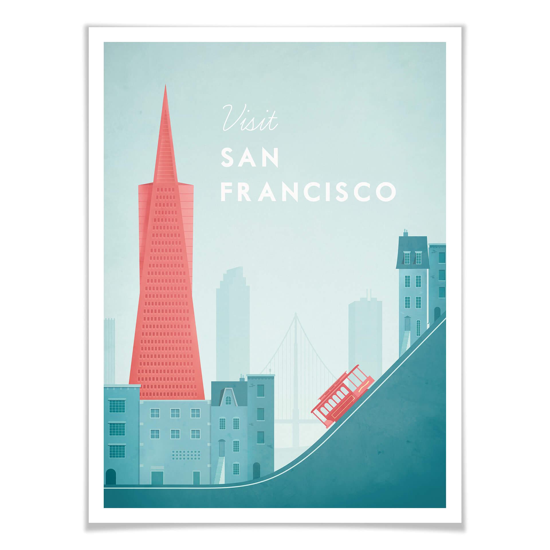 Póster Rivers - San Francisco