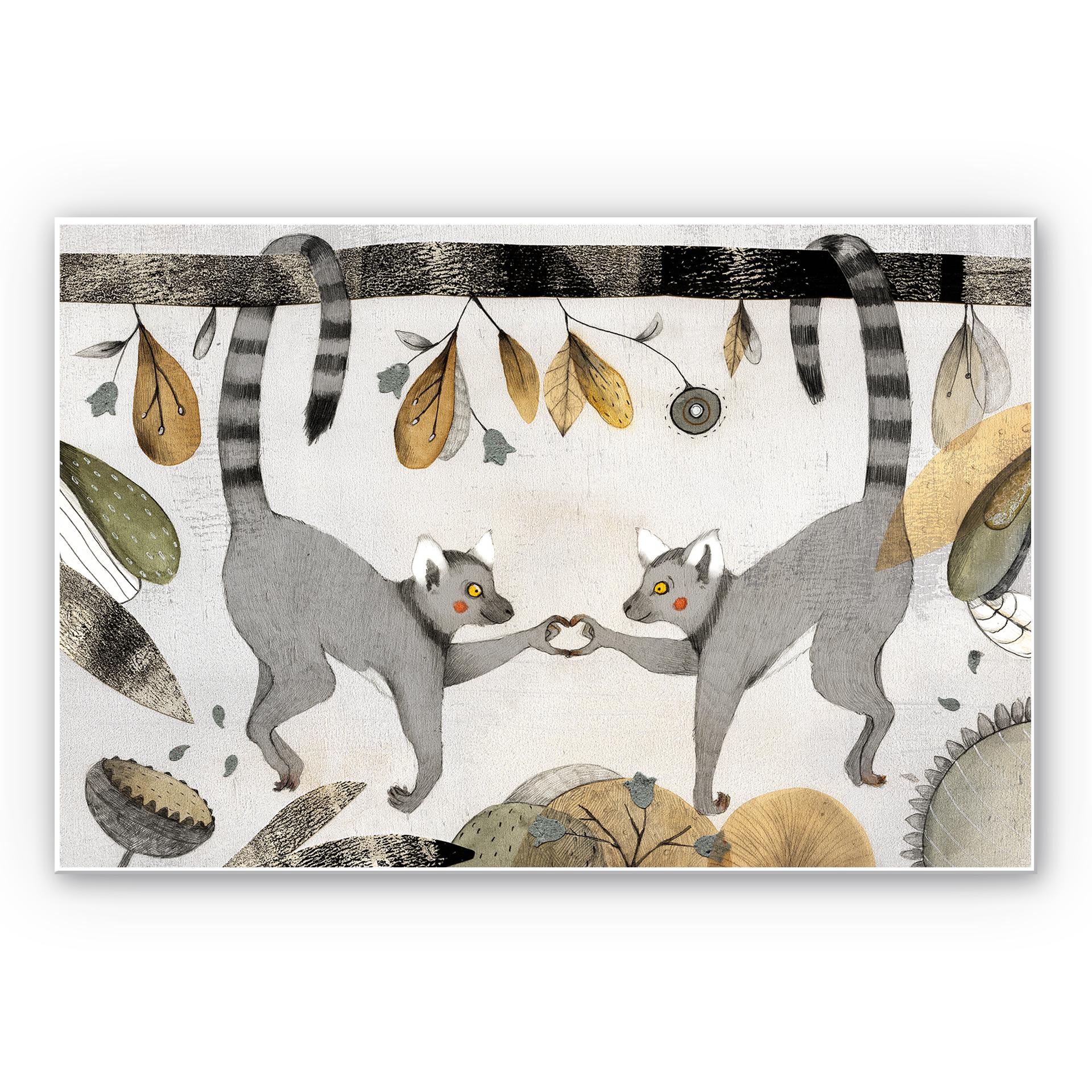 Tableau Forex - Loske - Chats amoureux
