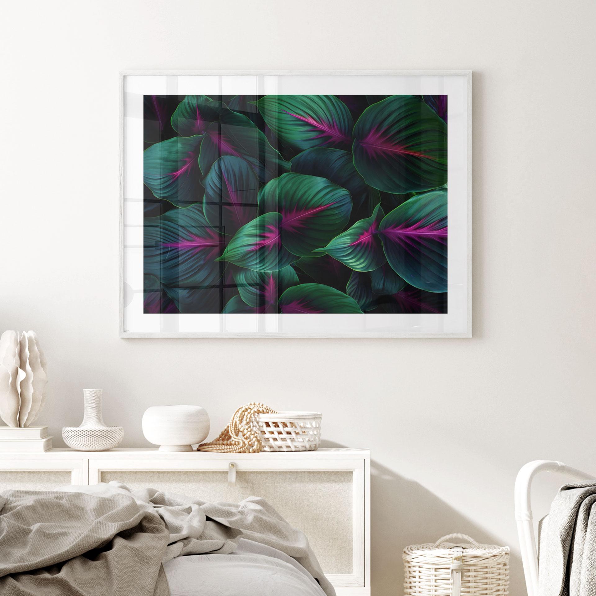 Plakat Farverige jungleplanter - Paksoylu
