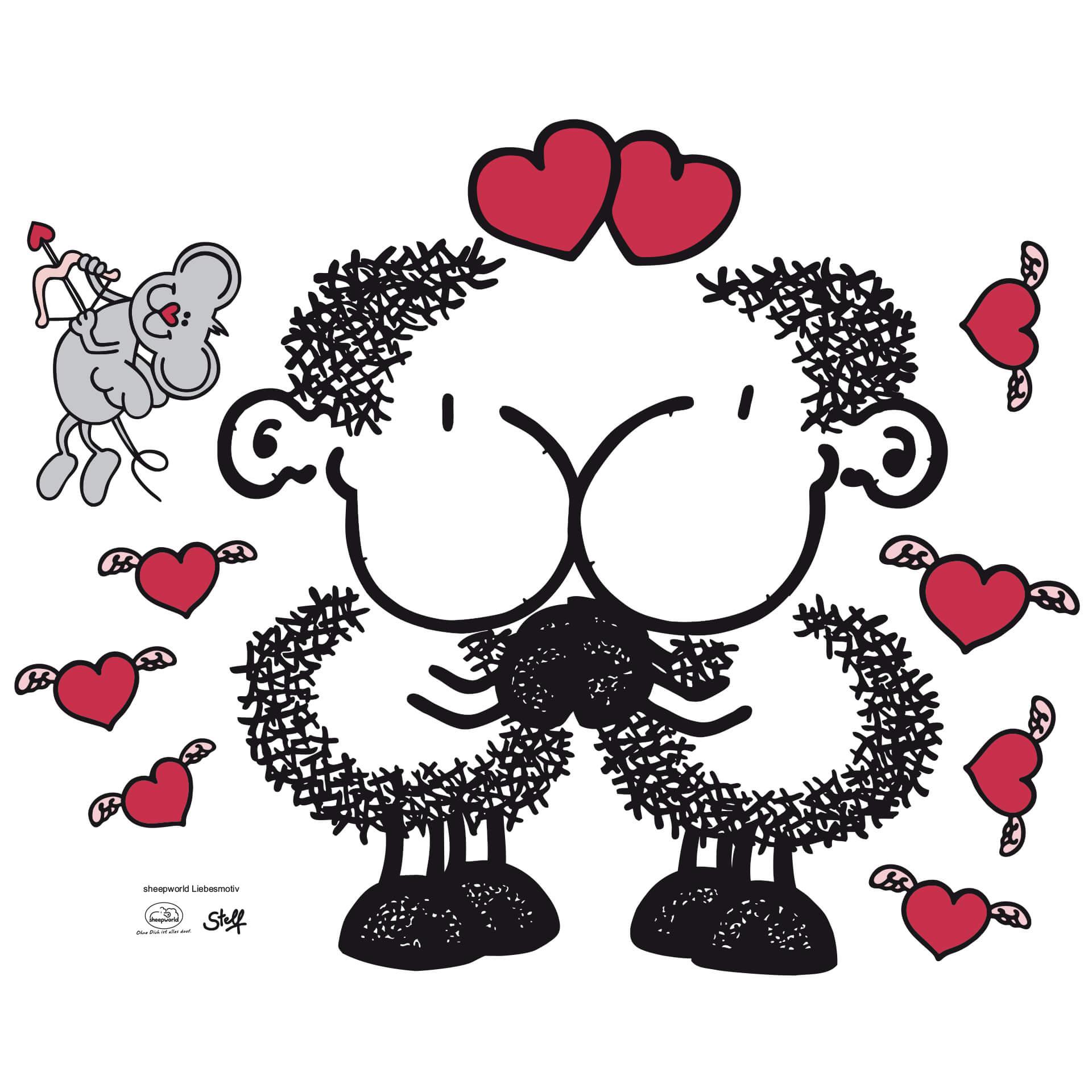 Wandtattoo sheepworld Mein Valentin