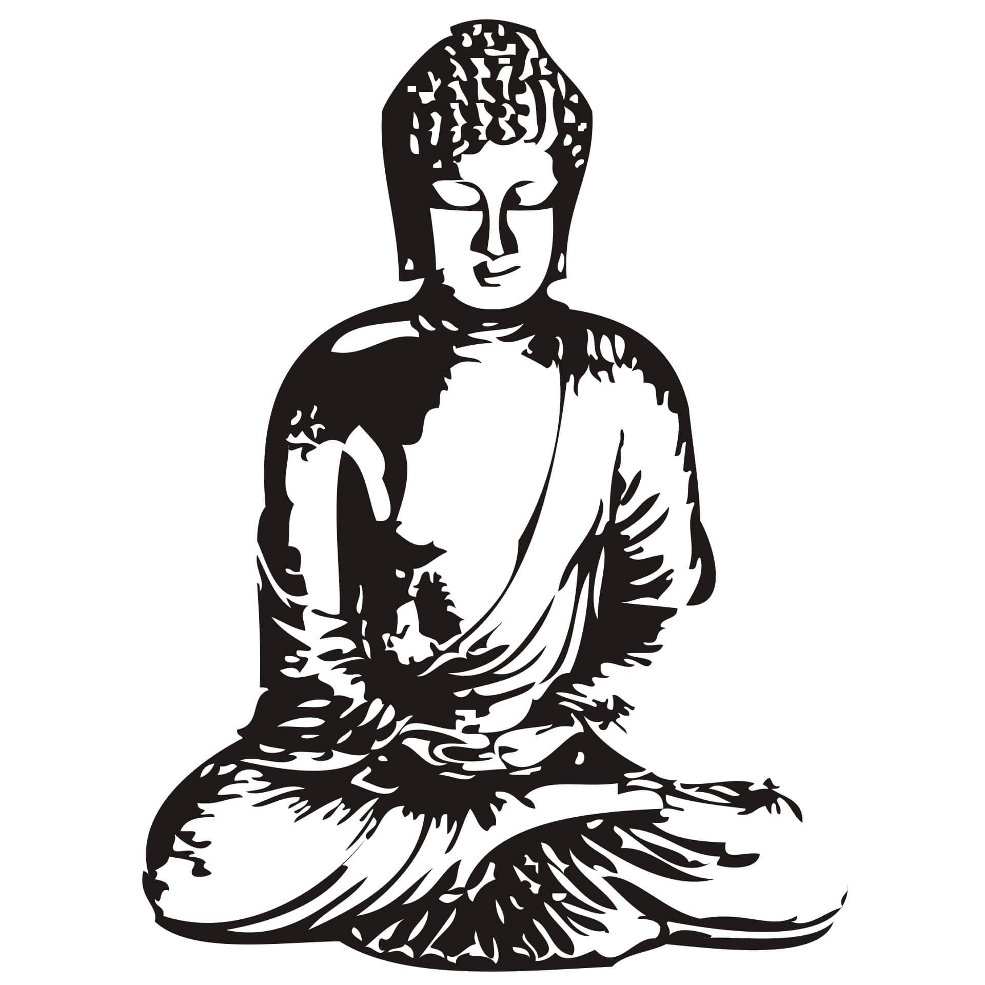 Adesivo murale - Buddha 2