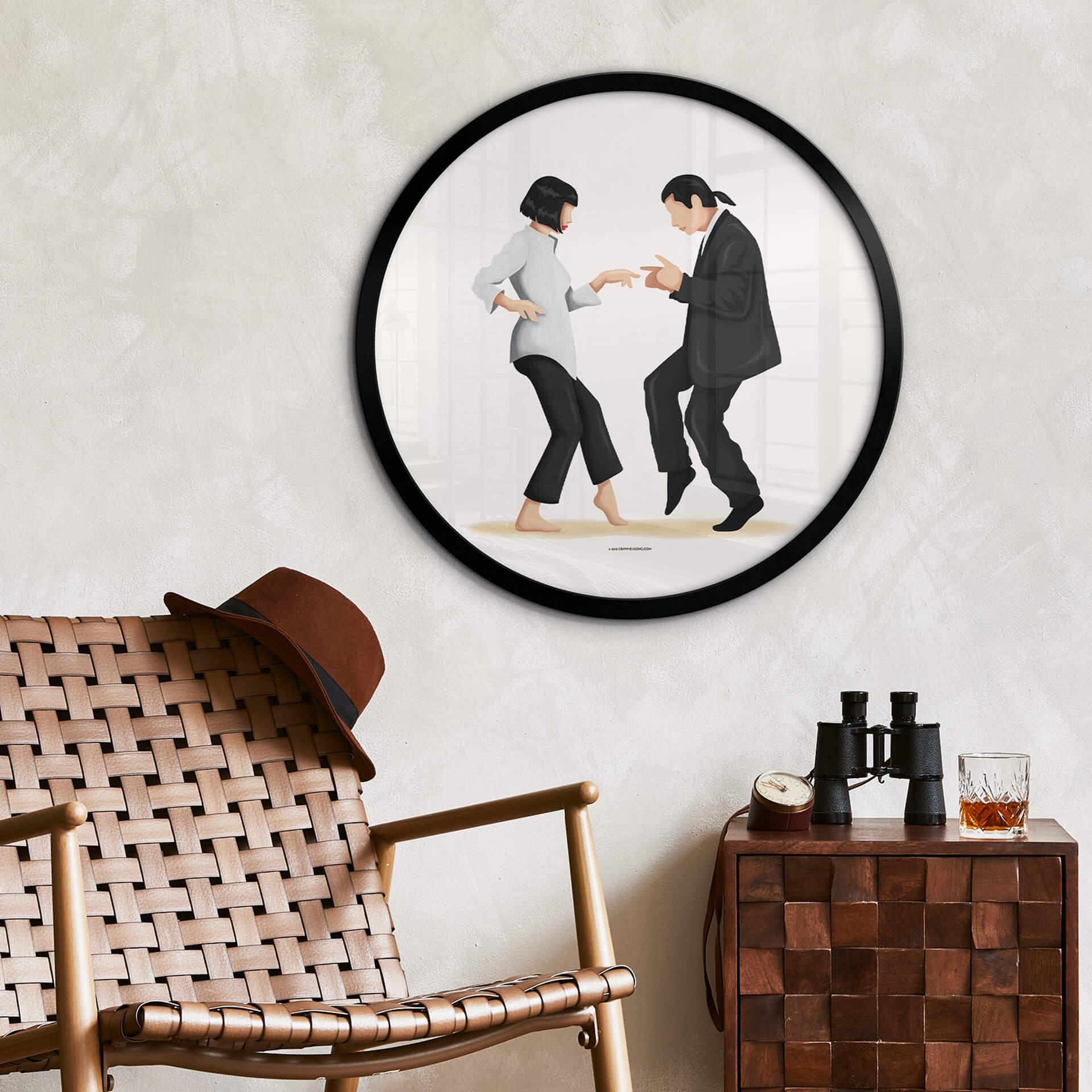 Plakat Tohmé - Pulp Fiction - Okrągły