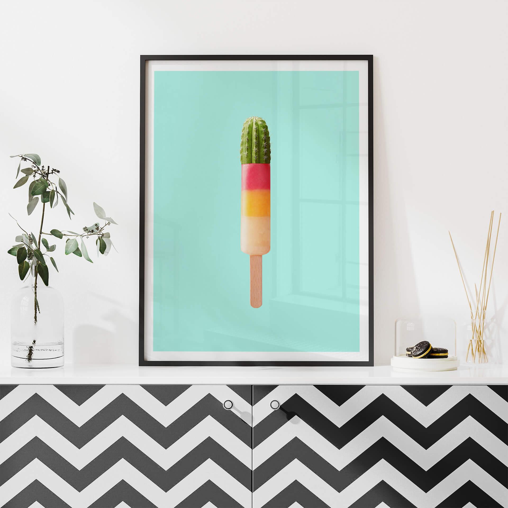 Póster Loose - Helado de cactus